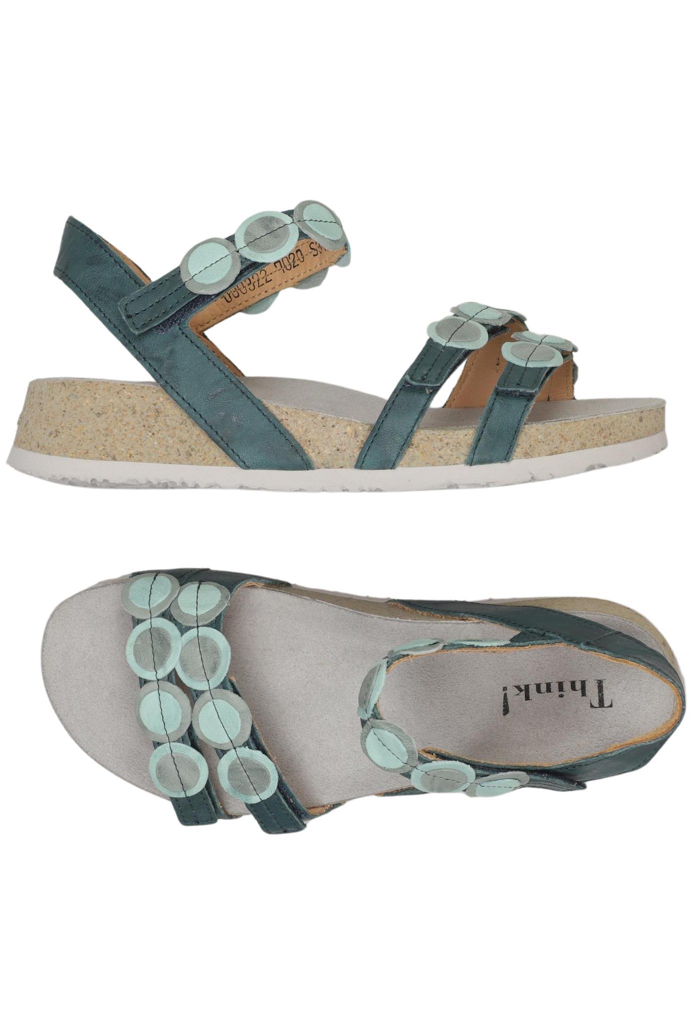 

Think! Damen Sandale, türkis, Gr. 37