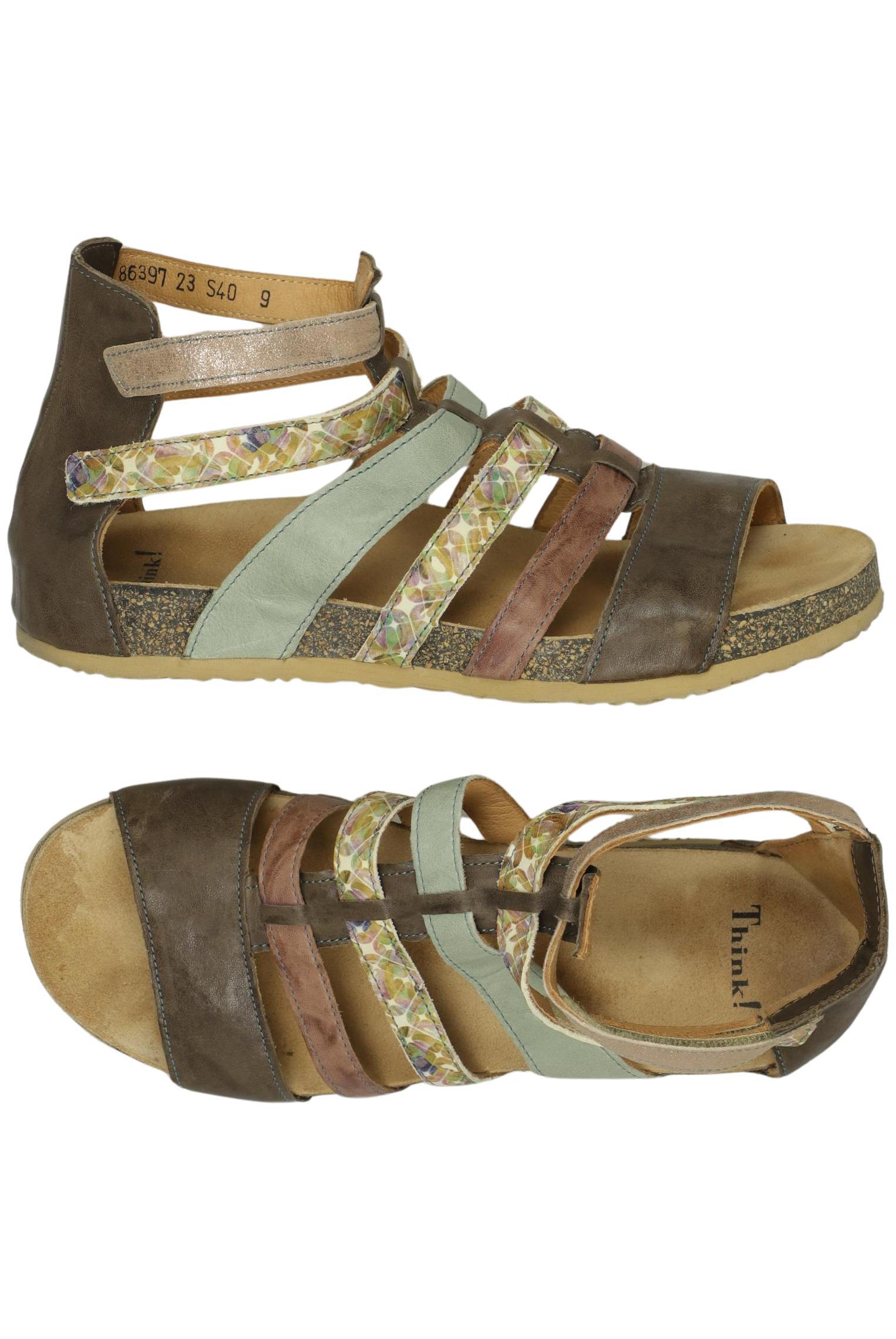 

Think! Damen Sandale, braun, Gr. 40