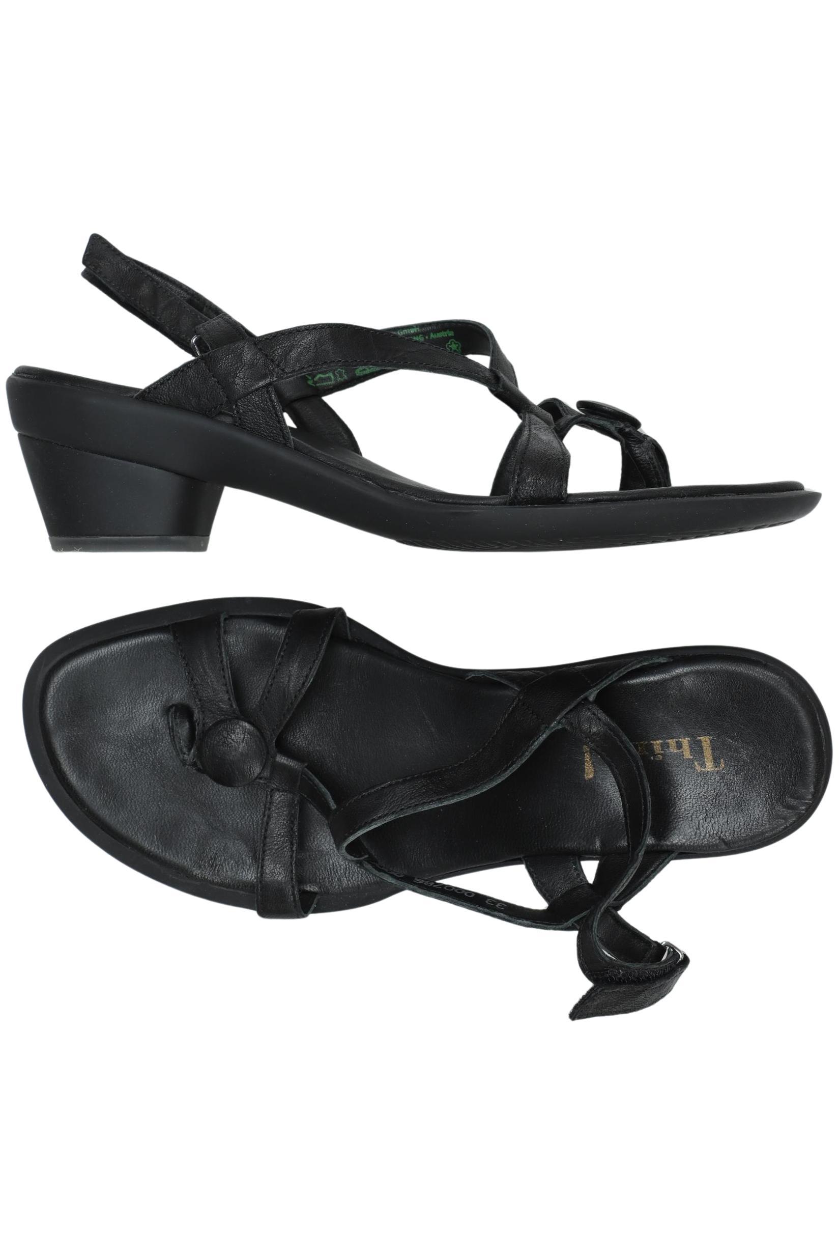 

Think! Damen Sandale, schwarz, Gr. 40