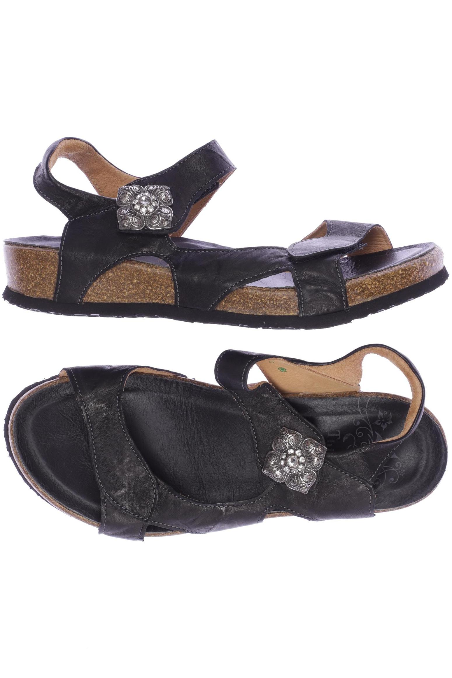 

Think! Damen Sandale, schwarz, Gr. 38