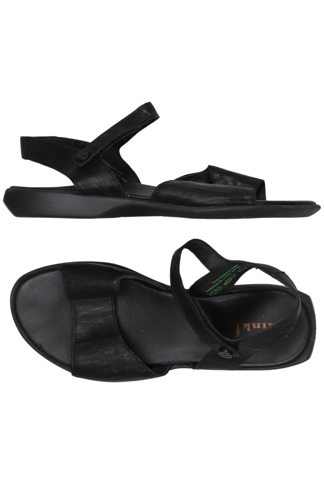 

Think! Damen Sandale, schwarz, Gr. 38