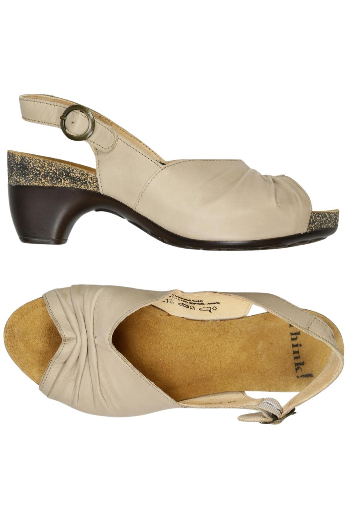 

Think! Damen Sandale, beige, Gr. 38