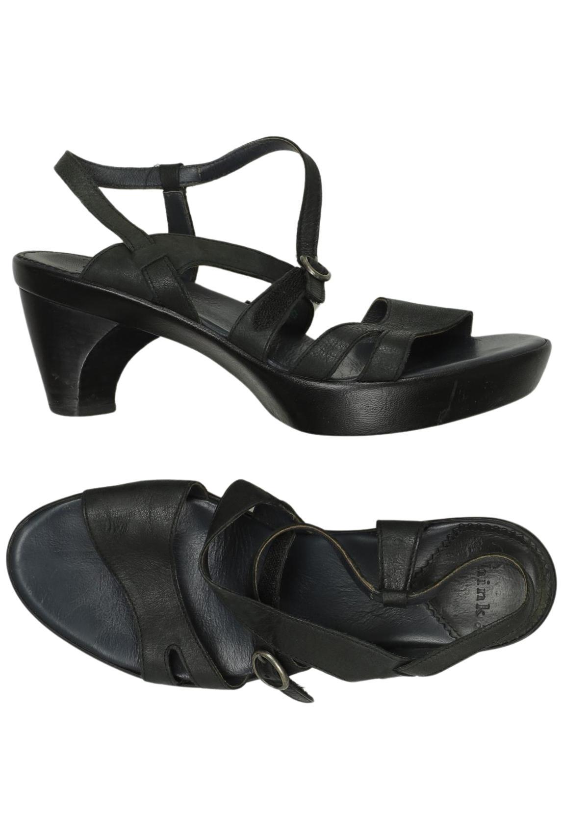 

Think! Damen Sandale, schwarz, Gr. 39