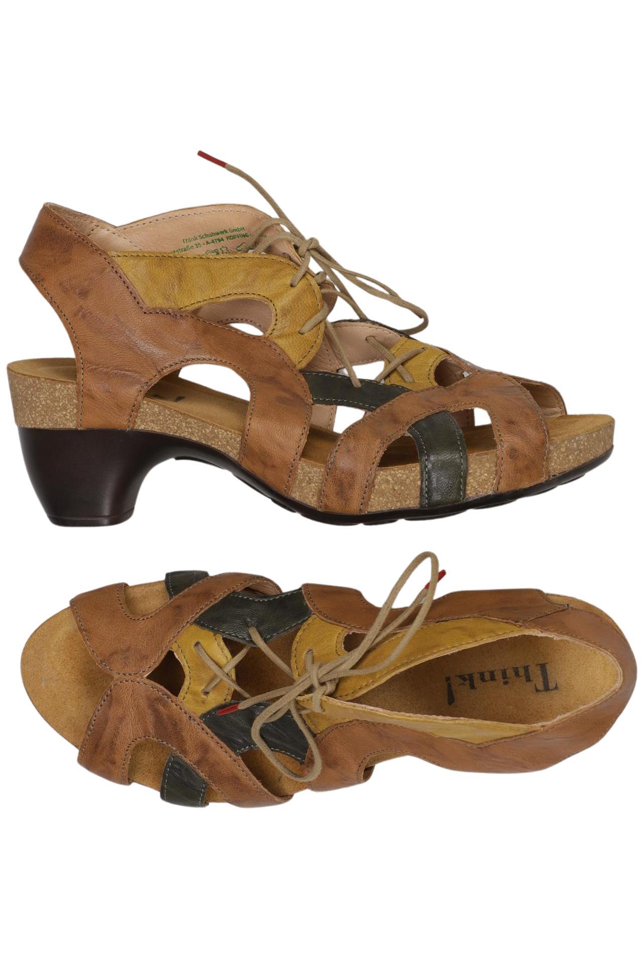 

Think! Damen Sandale, braun, Gr. 38