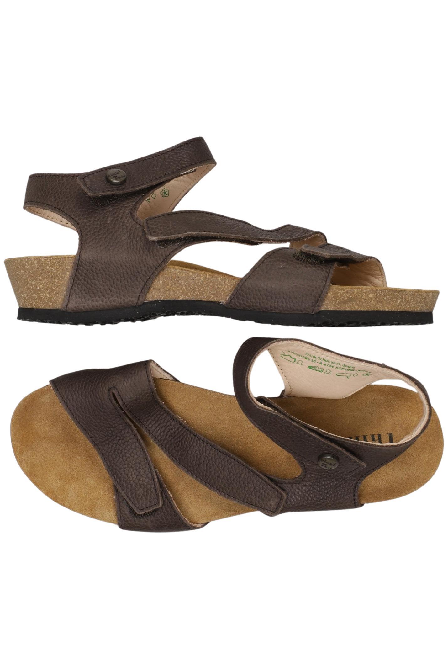

Think! Damen Sandale, braun, Gr. 38