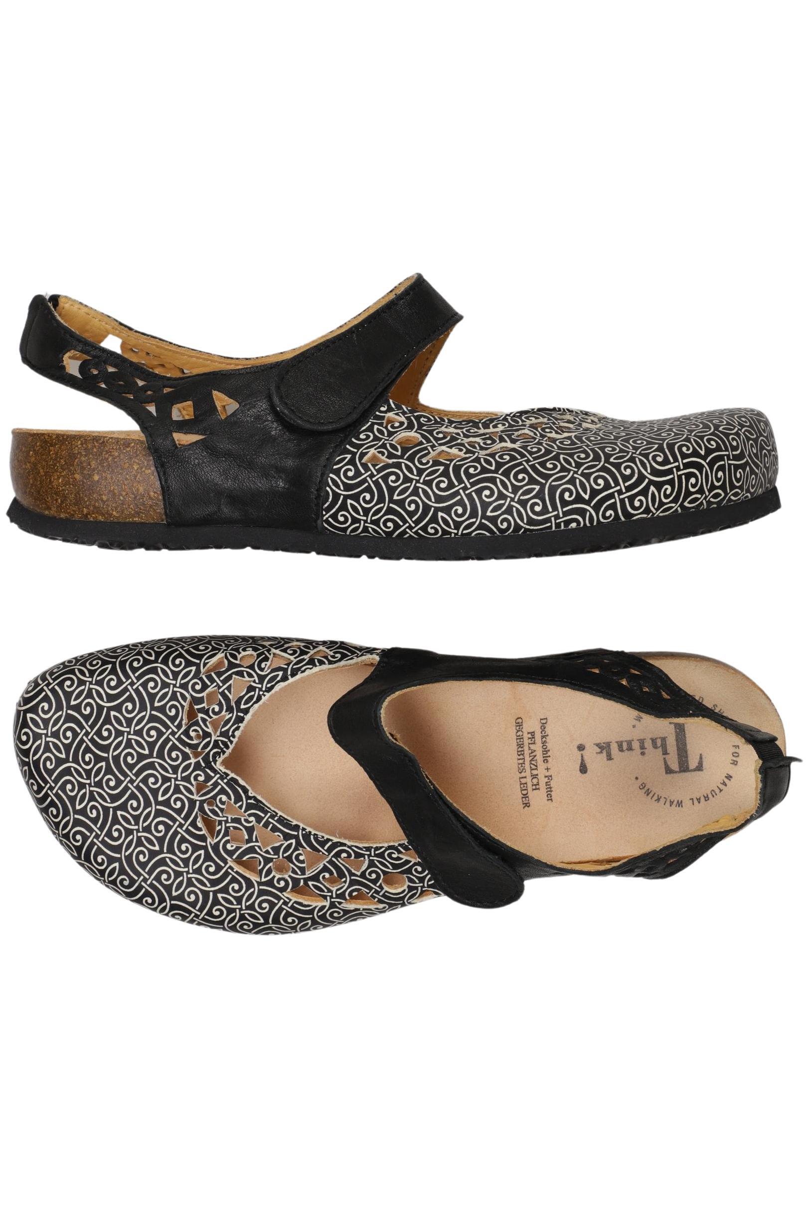 

Think! Damen Sandale, schwarz, Gr. 38