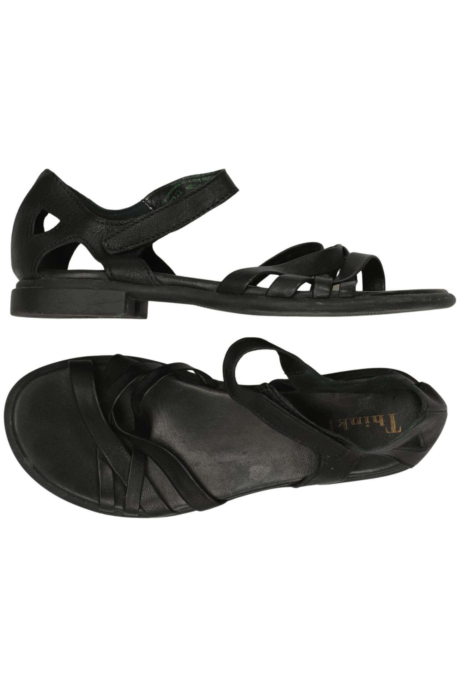 

Think! Damen Sandale, schwarz, Gr. 39