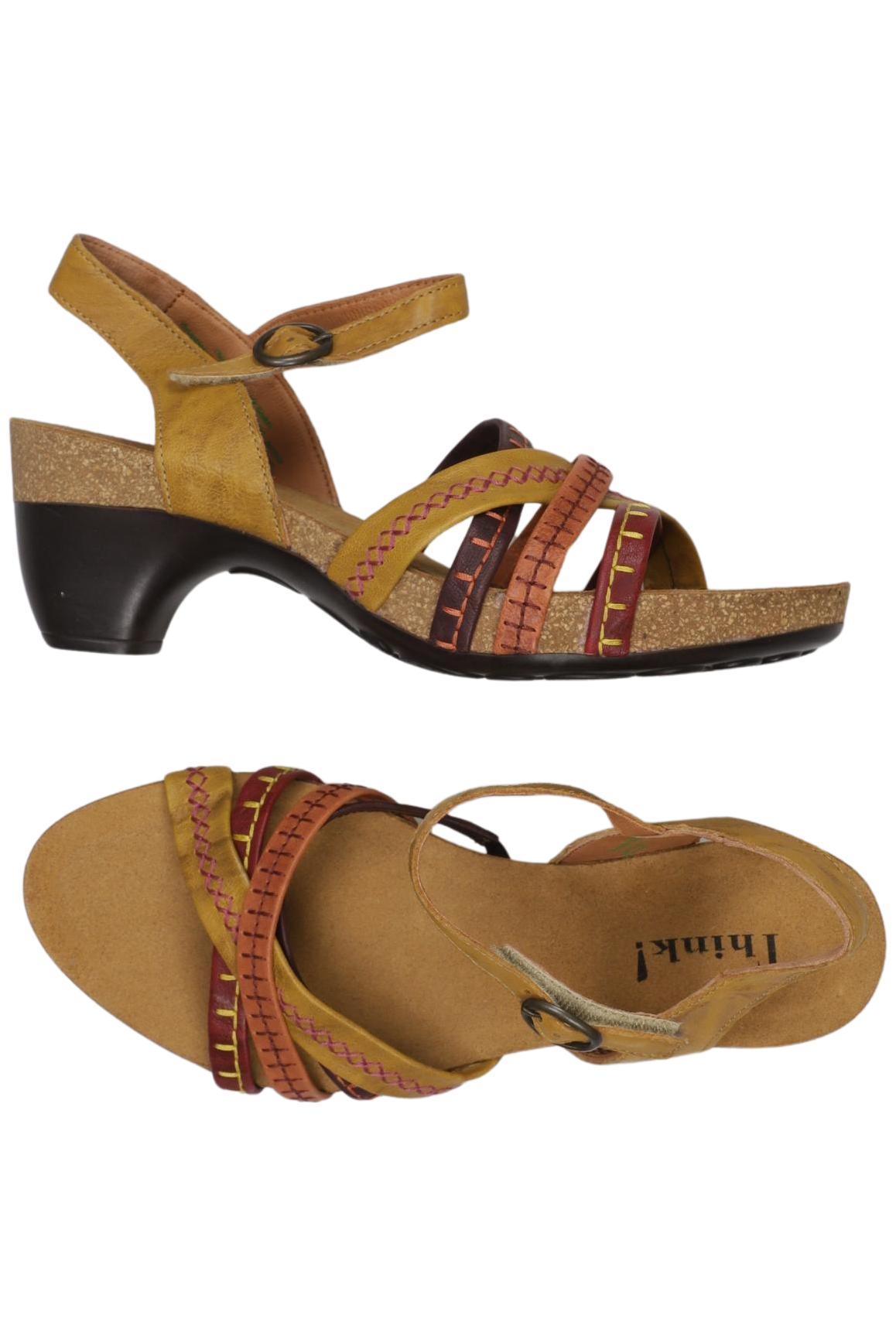 

Think! Damen Sandale, gelb, Gr. 39