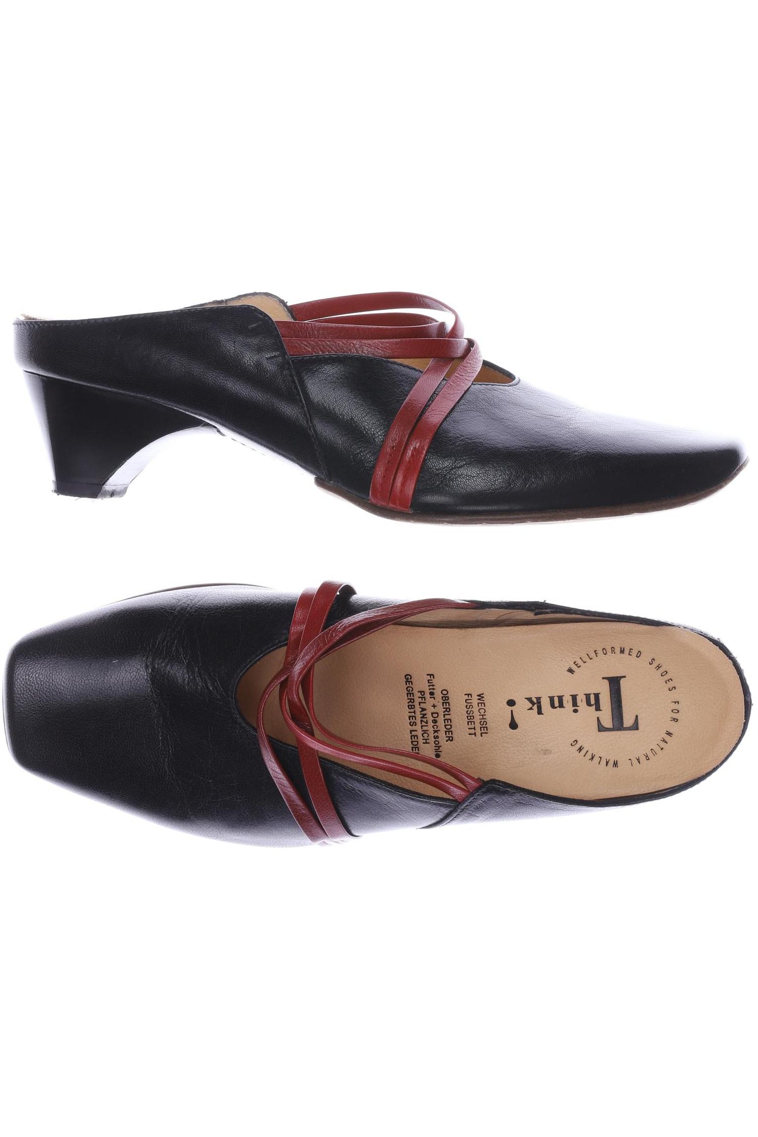 

Think! Damen Sandale, schwarz, Gr. 39