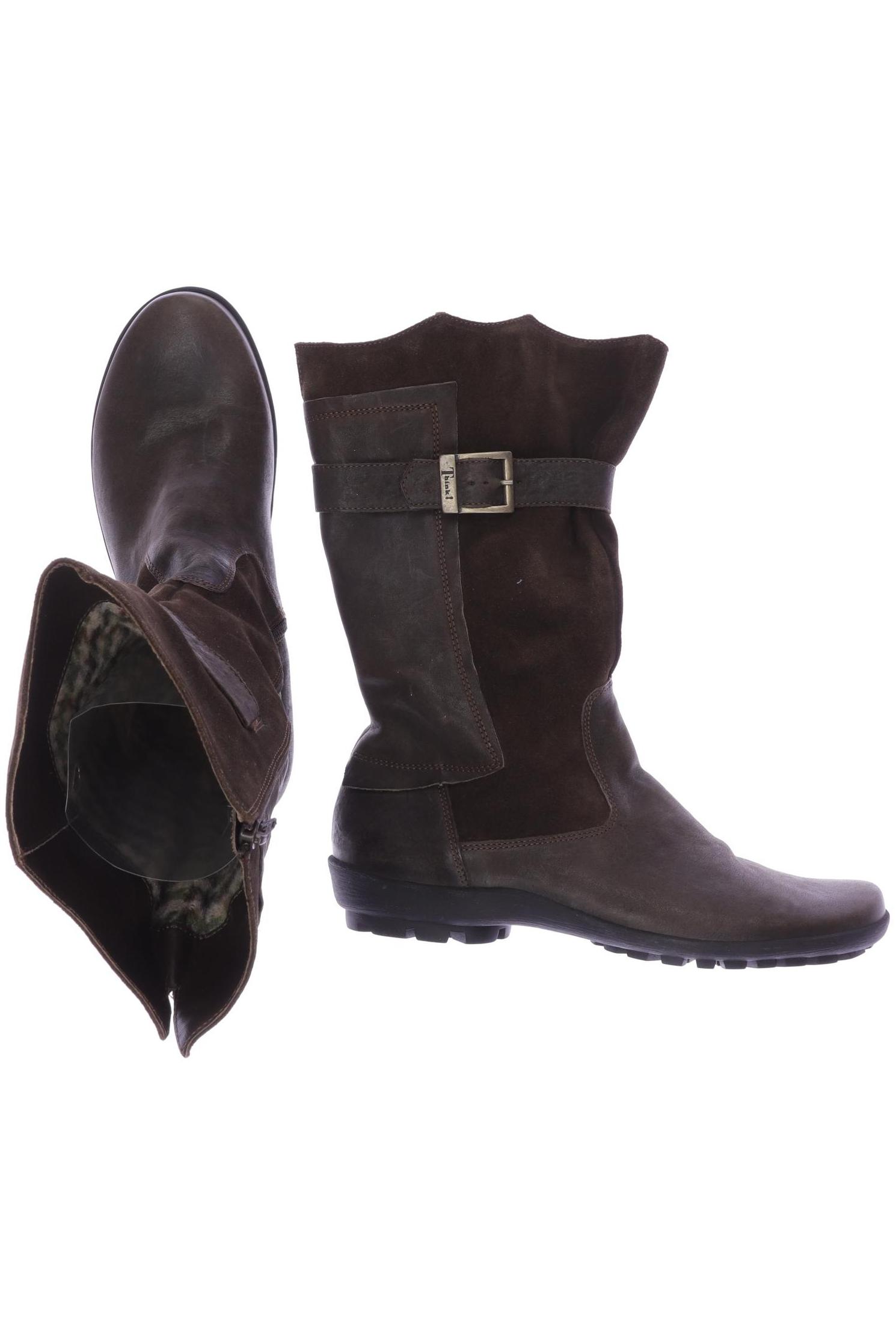 

Think! Damen Stiefel, braun, Gr. 42