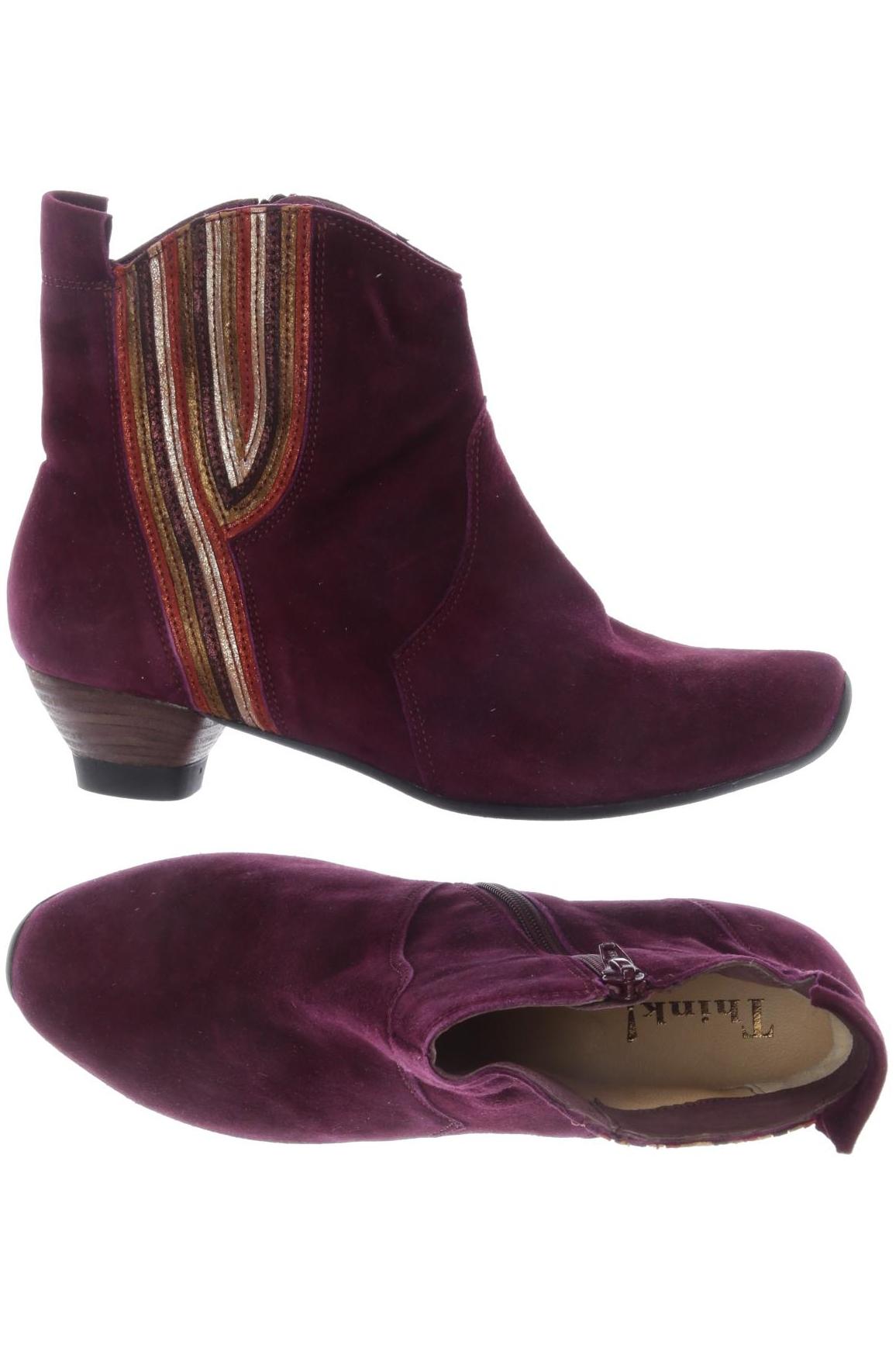

Think! Damen Stiefelette, bordeaux, Gr. 38