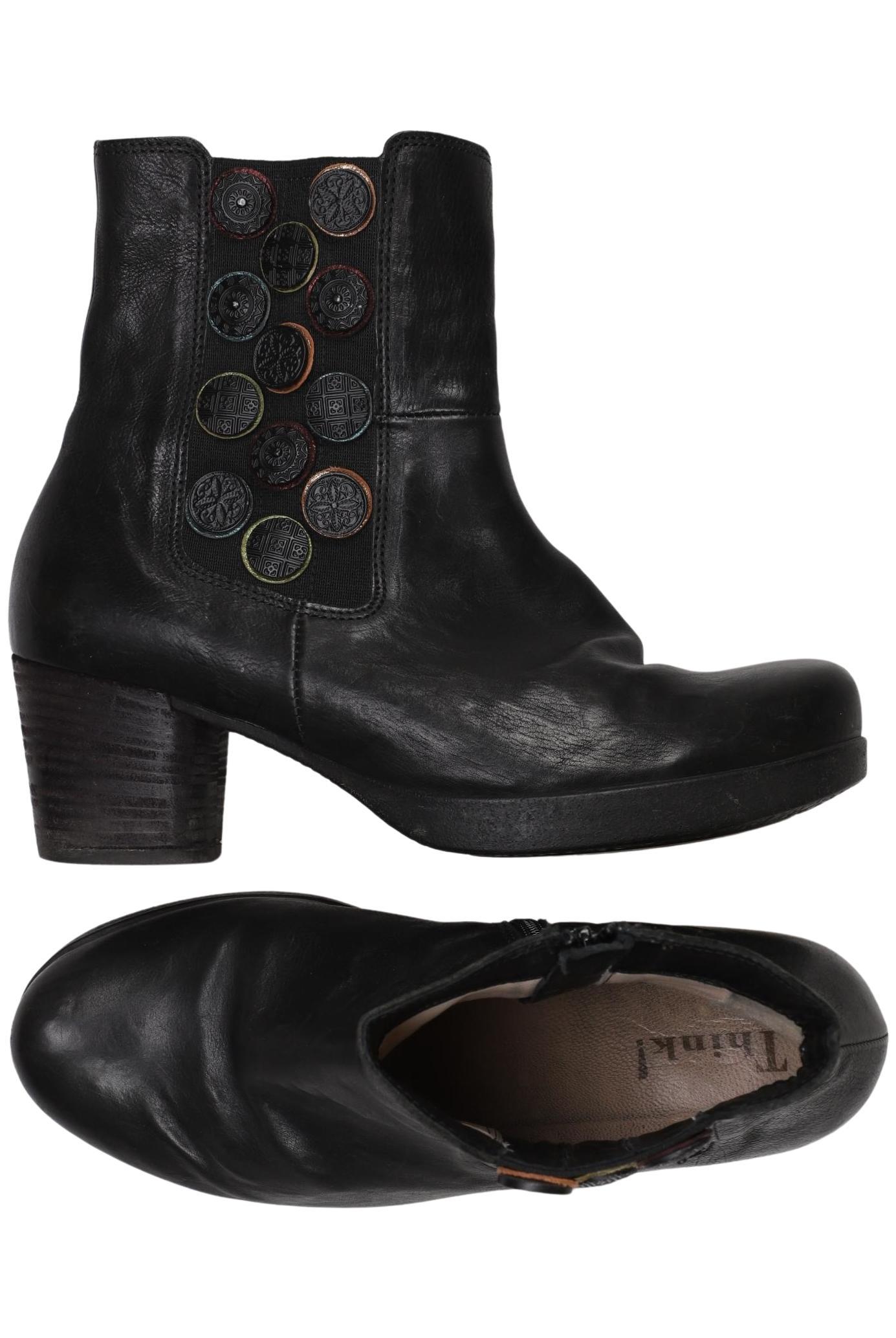 

Think! Damen Stiefelette, schwarz, Gr. 38