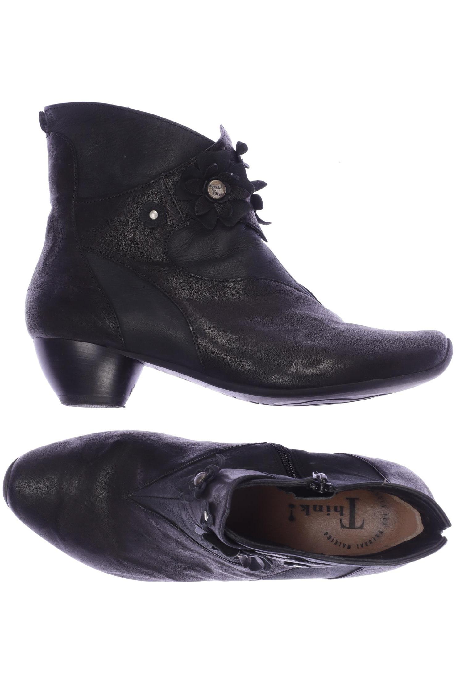 

Think! Damen Stiefelette, schwarz, Gr. 40