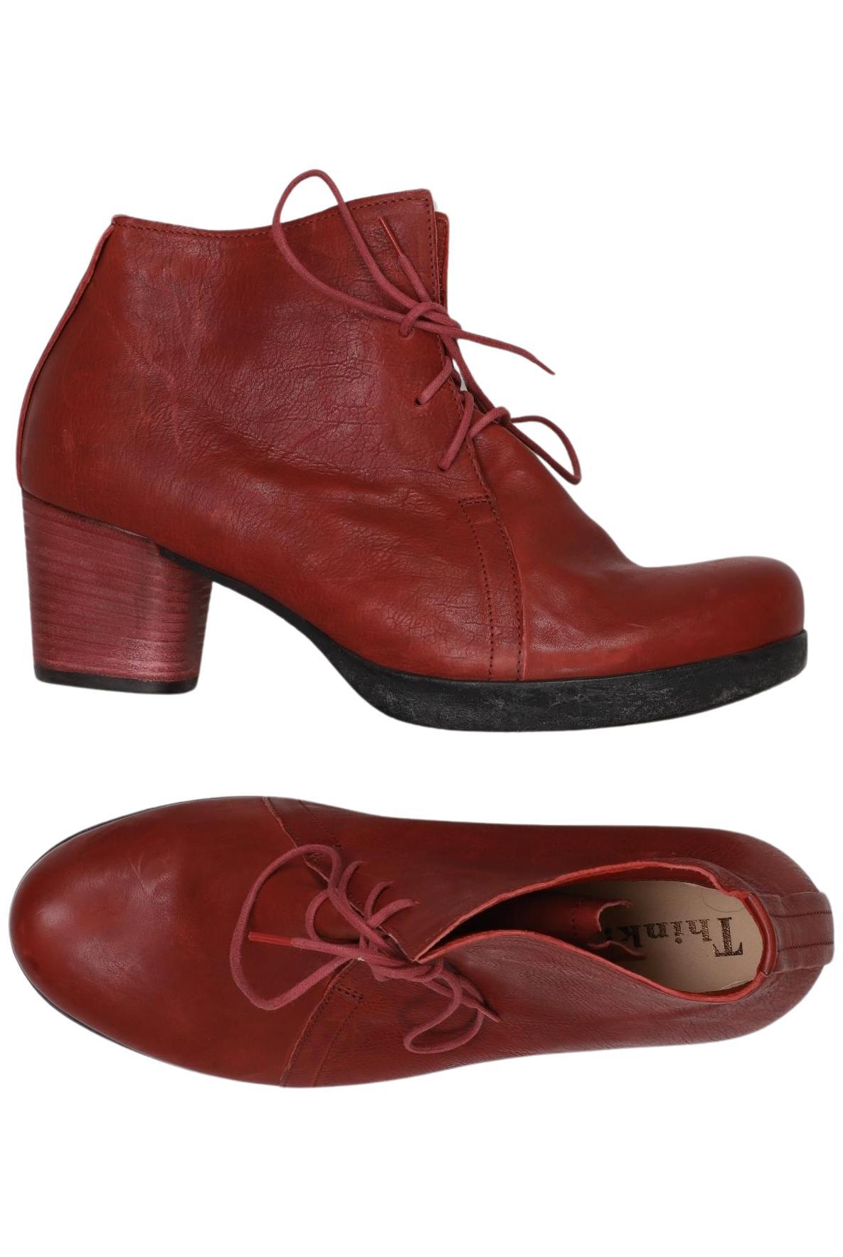 

Think! Damen Stiefelette, rot, Gr. 39.5
