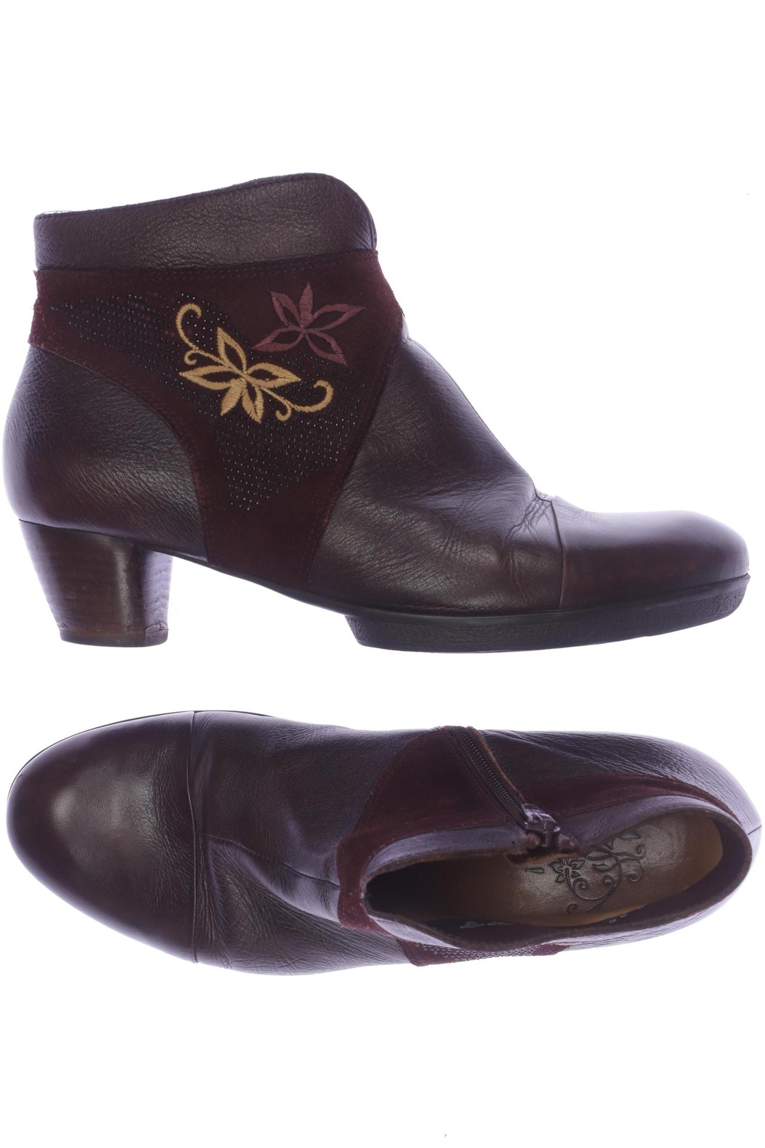 

Think! Damen Stiefelette, bordeaux, Gr. 38