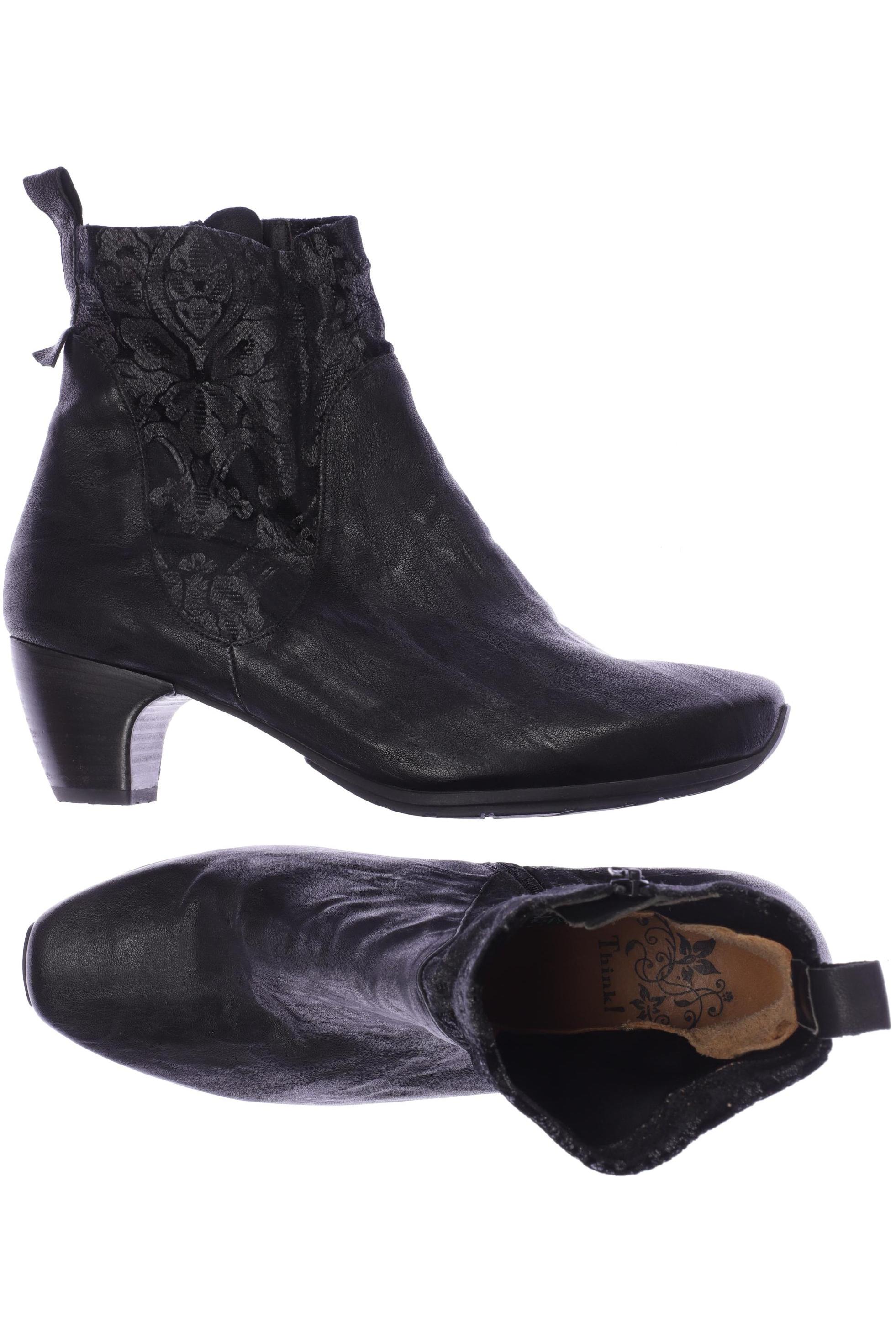 

Think! Damen Stiefelette, schwarz, Gr. 42