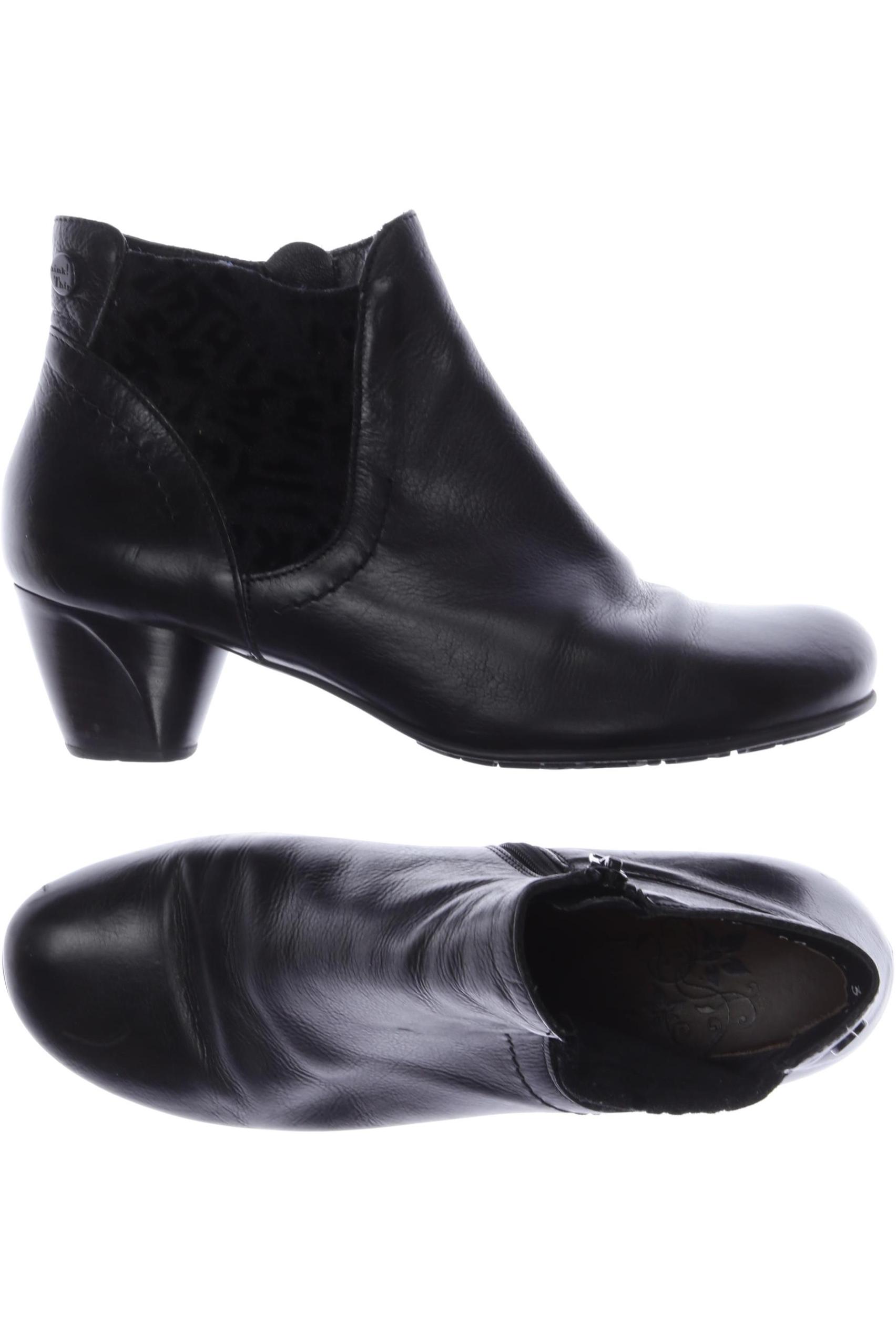 

Think! Damen Stiefelette, schwarz, Gr. 38.5