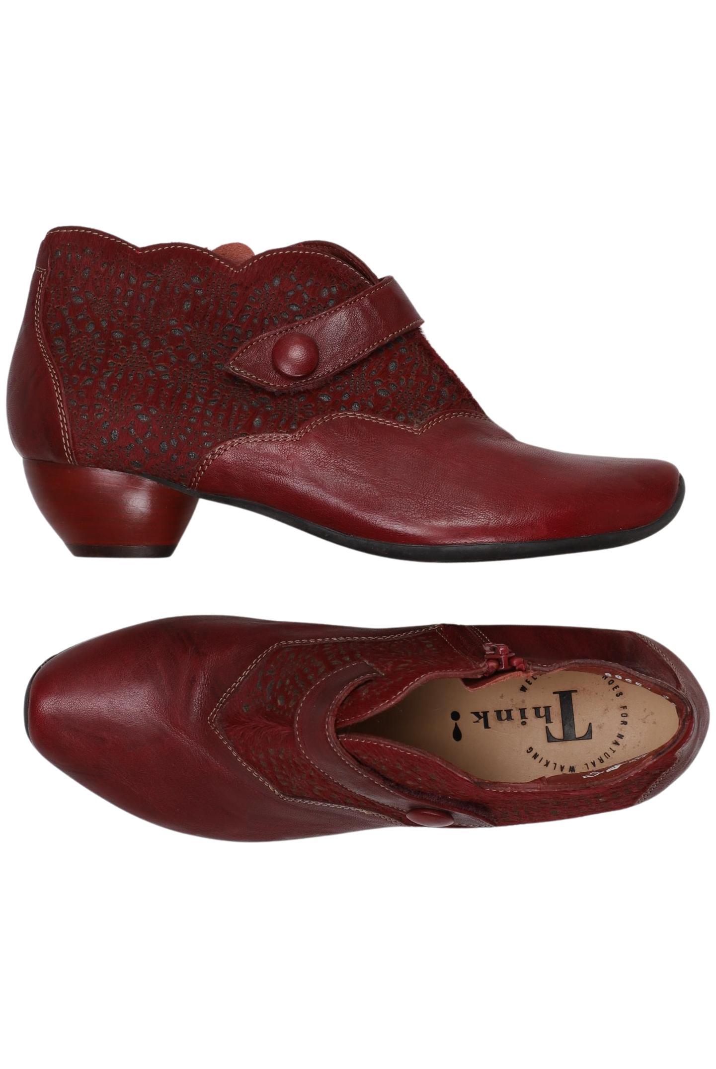 

Think! Damen Stiefelette, rot, Gr. 39