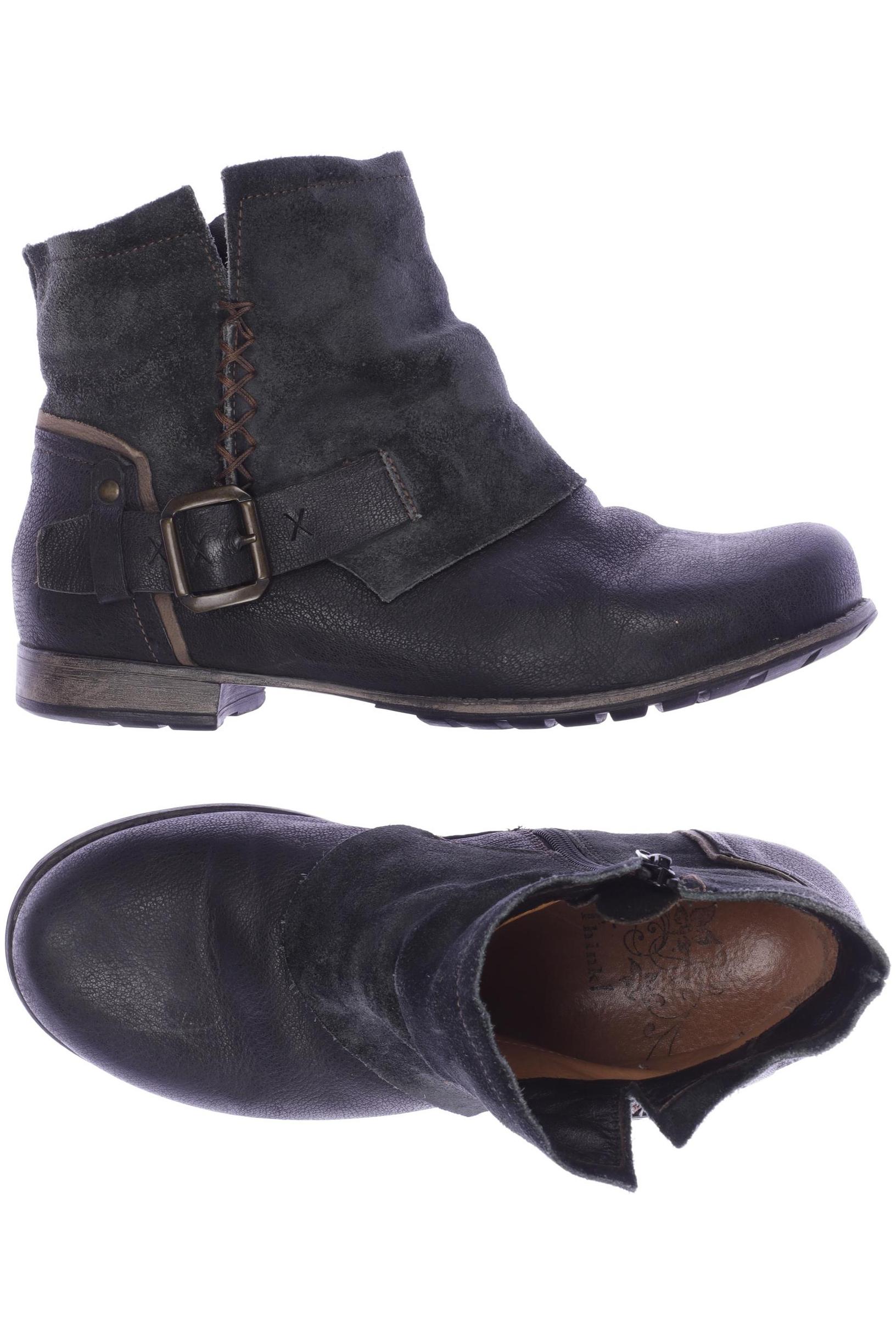 

Think! Damen Stiefelette, schwarz, Gr. 38