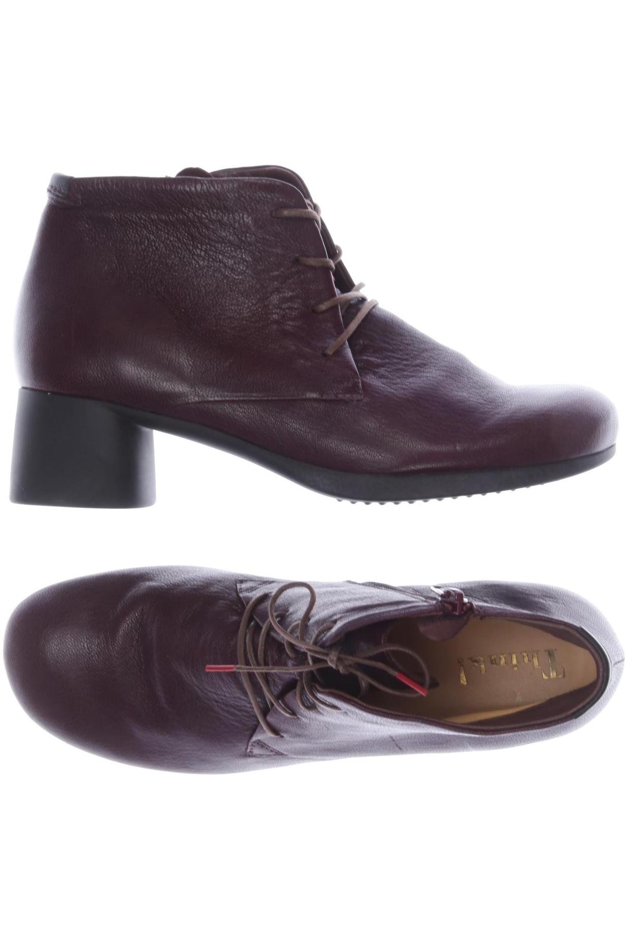 

Think! Damen Stiefelette, bordeaux, Gr. 38.5