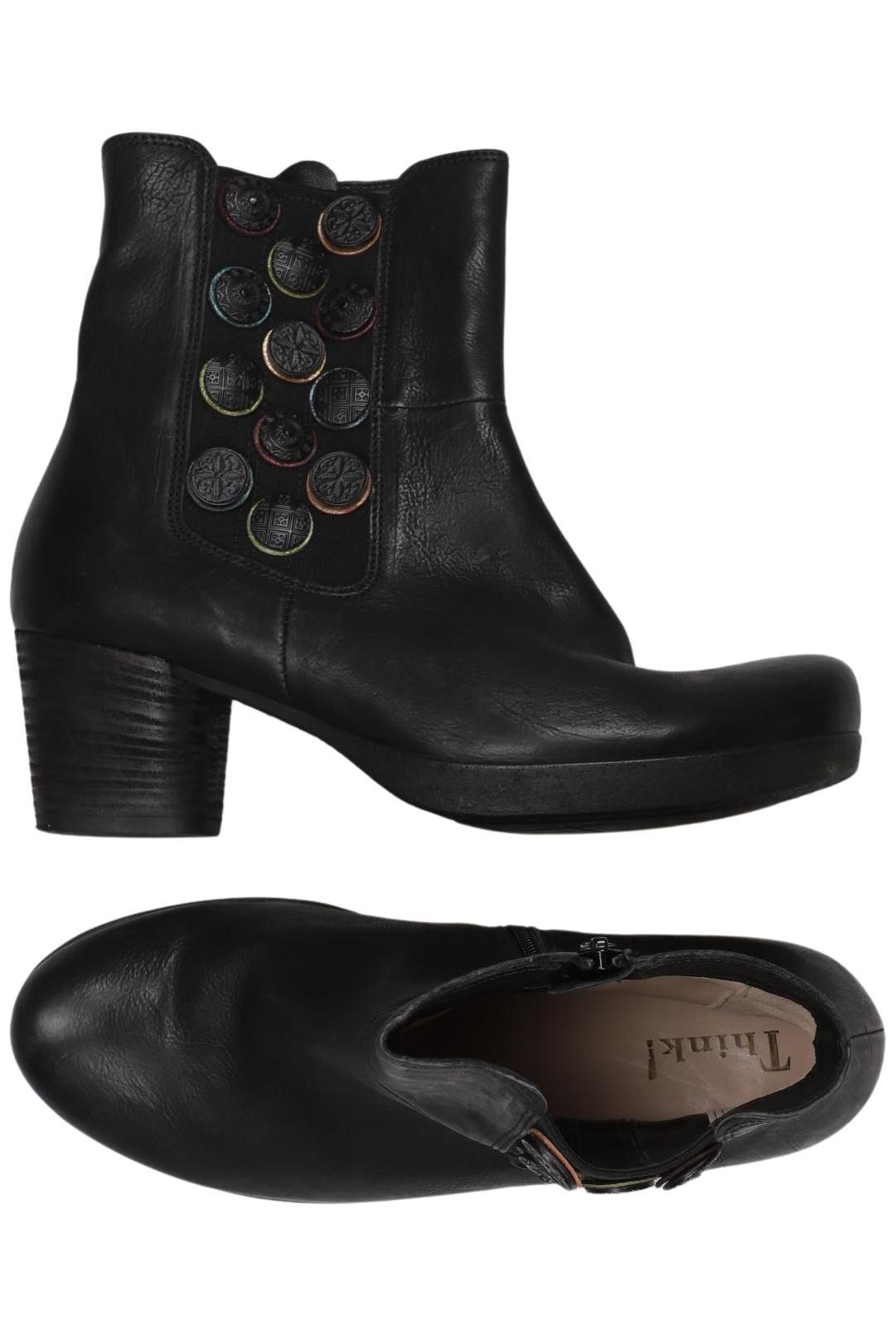 

Think! Damen Stiefelette, schwarz, Gr. 40