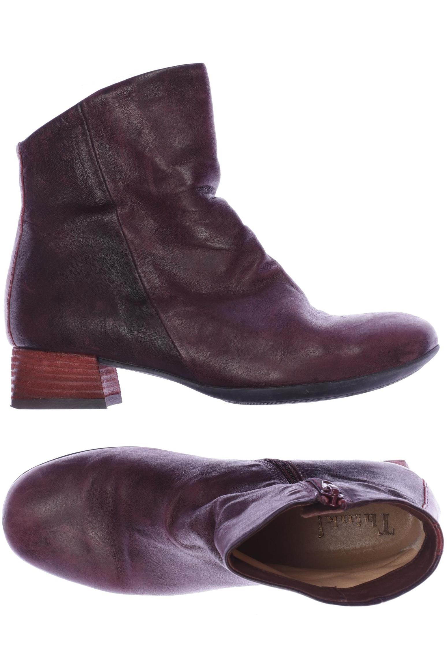 

Think! Damen Stiefelette, bordeaux, Gr. 37