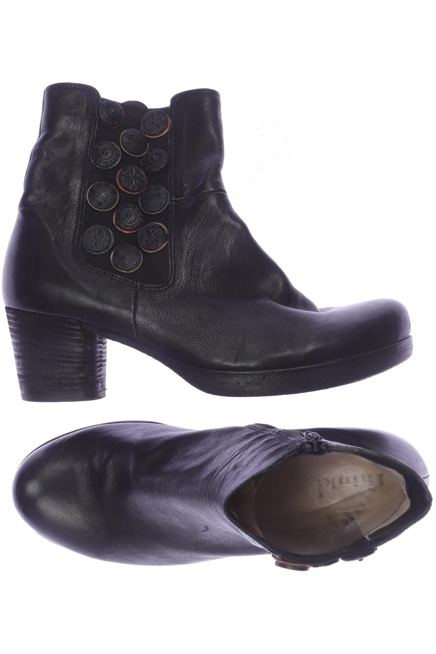 

Think! Damen Stiefelette, schwarz, Gr. 39