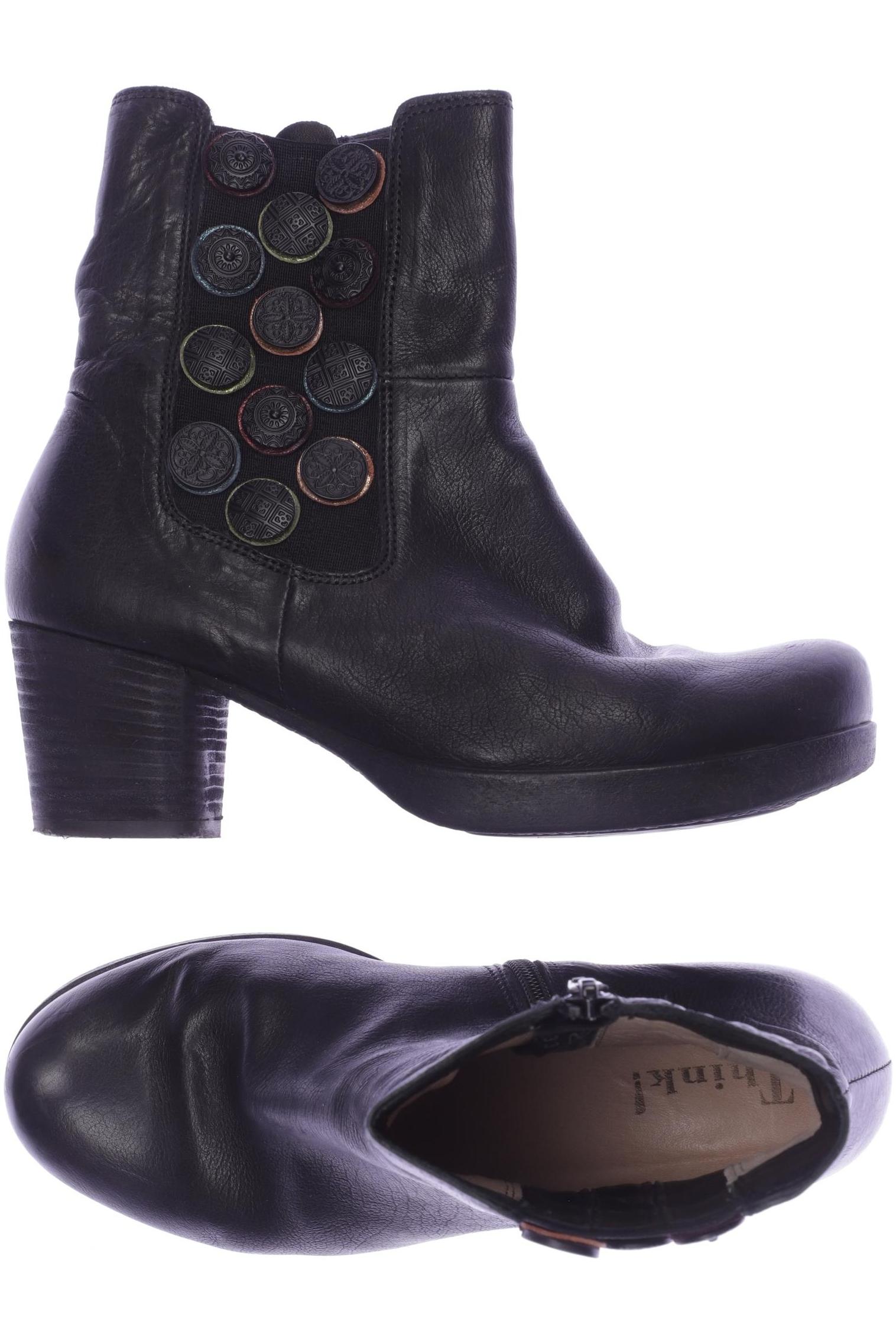 

Think! Damen Stiefelette, schwarz, Gr. 36.5
