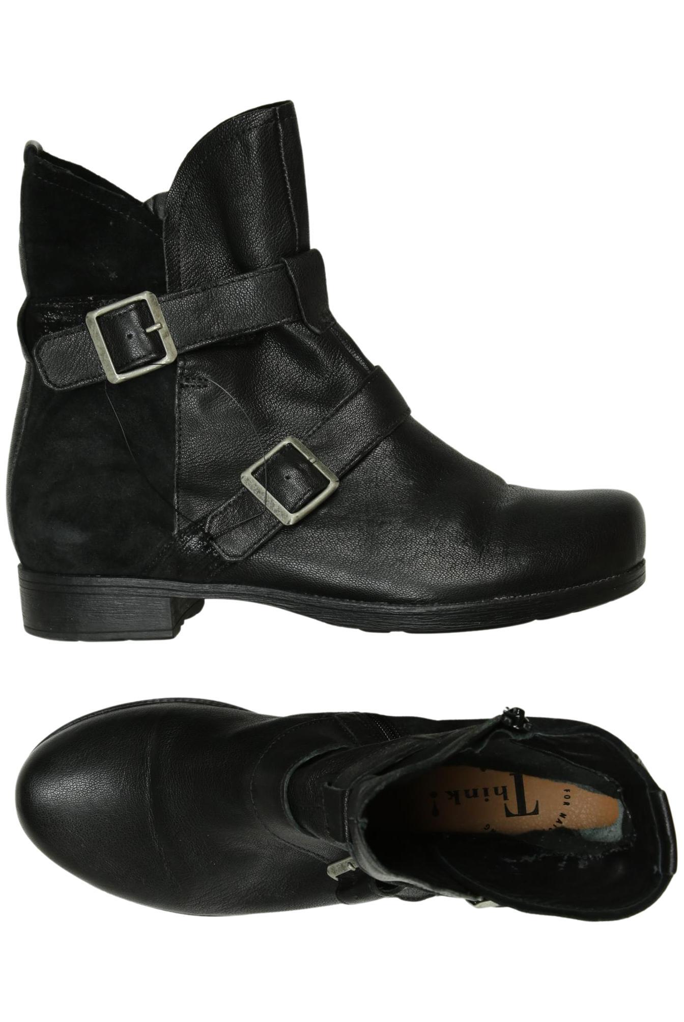

Think! Damen Stiefelette, schwarz, Gr. 40