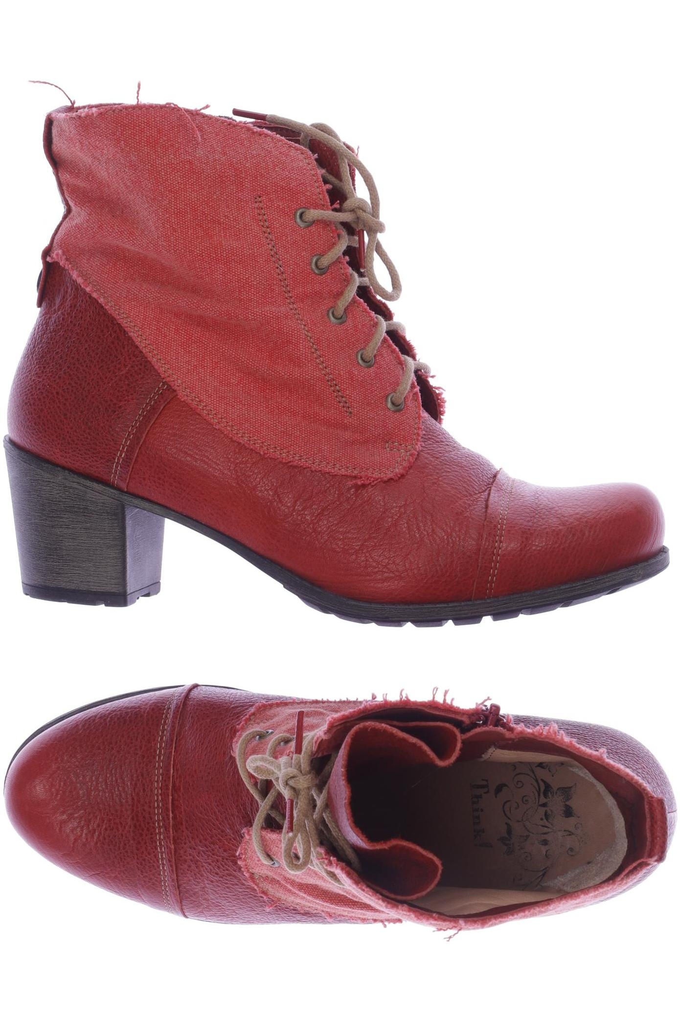 

Think! Damen Stiefelette, rot, Gr. 39