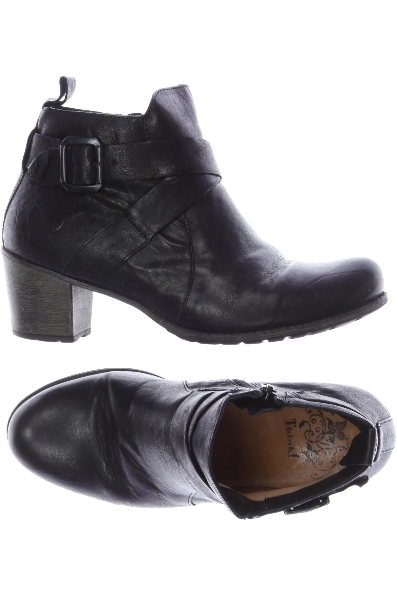 

Think! Damen Stiefelette, schwarz, Gr. 38.5