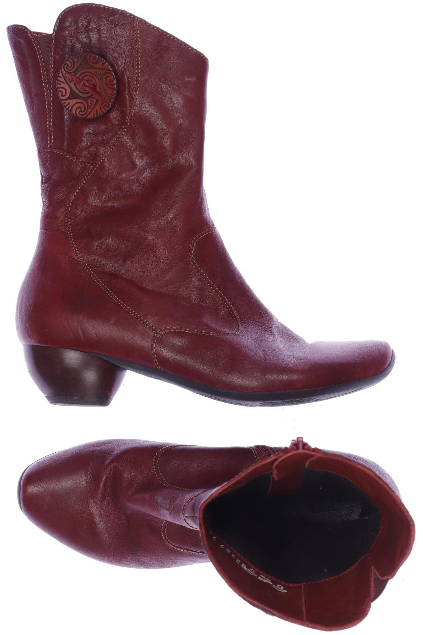 

Think! Damen Stiefelette, bordeaux, Gr. 37.5