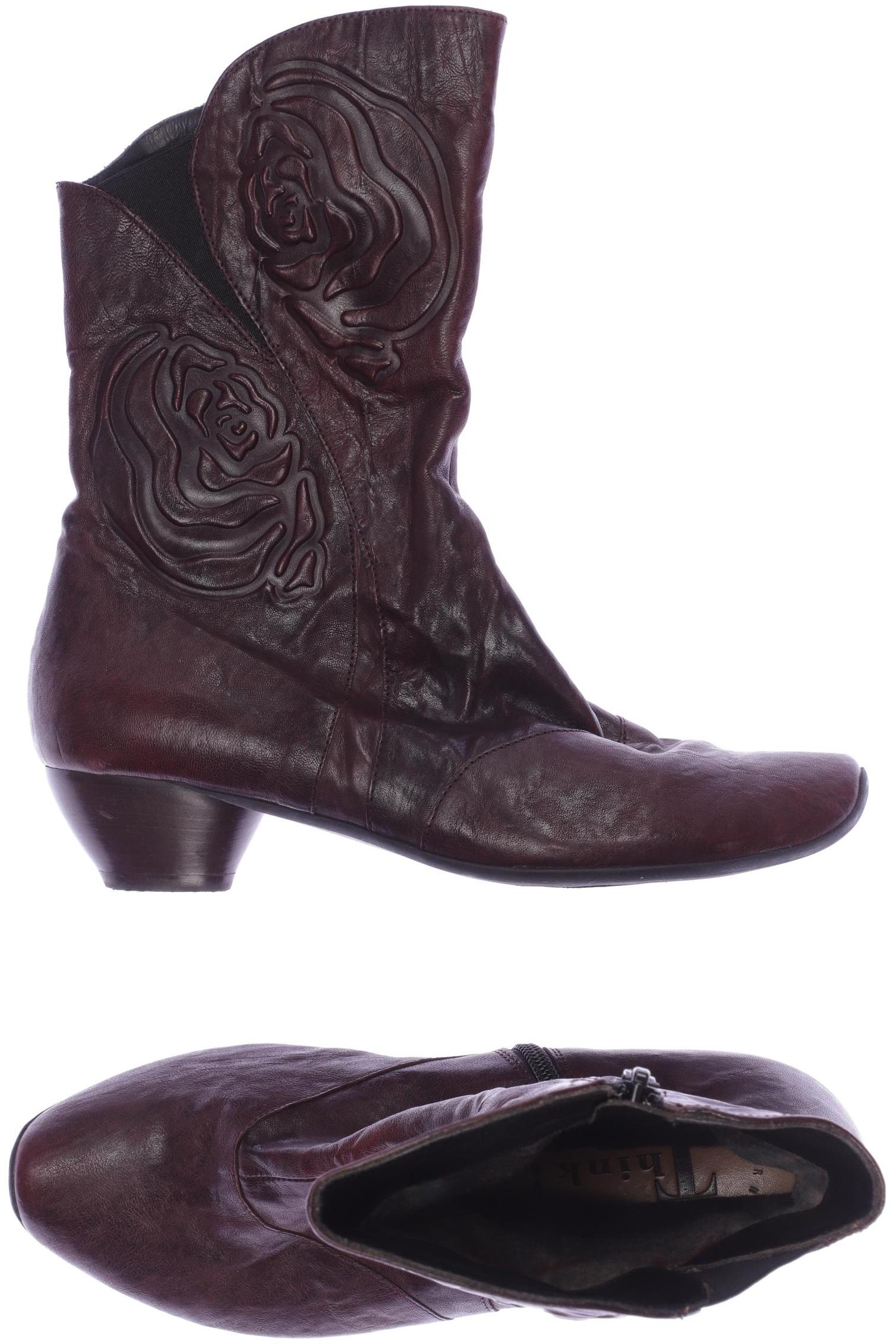 

Think! Damen Stiefelette, bordeaux, Gr. 37