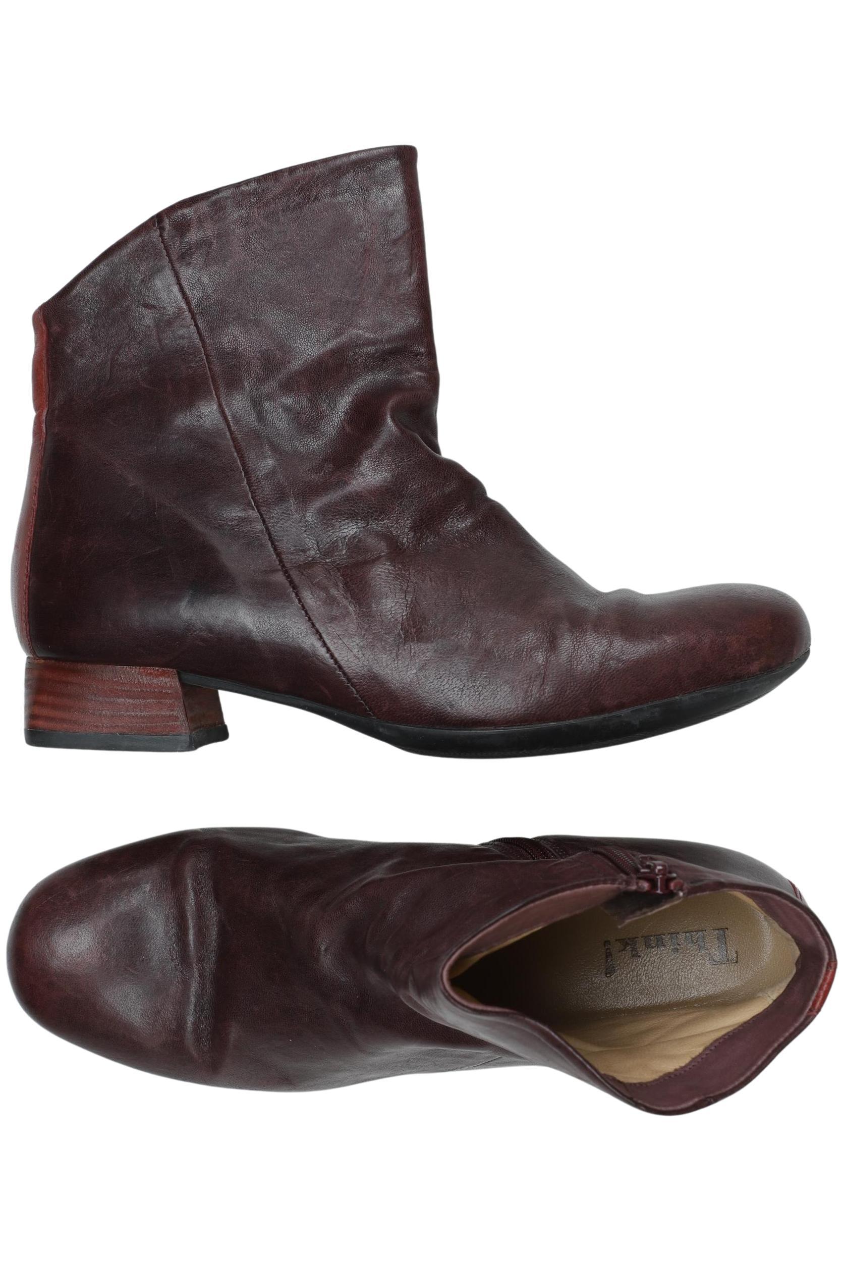 

Think! Damen Stiefelette, bordeaux, Gr. 7