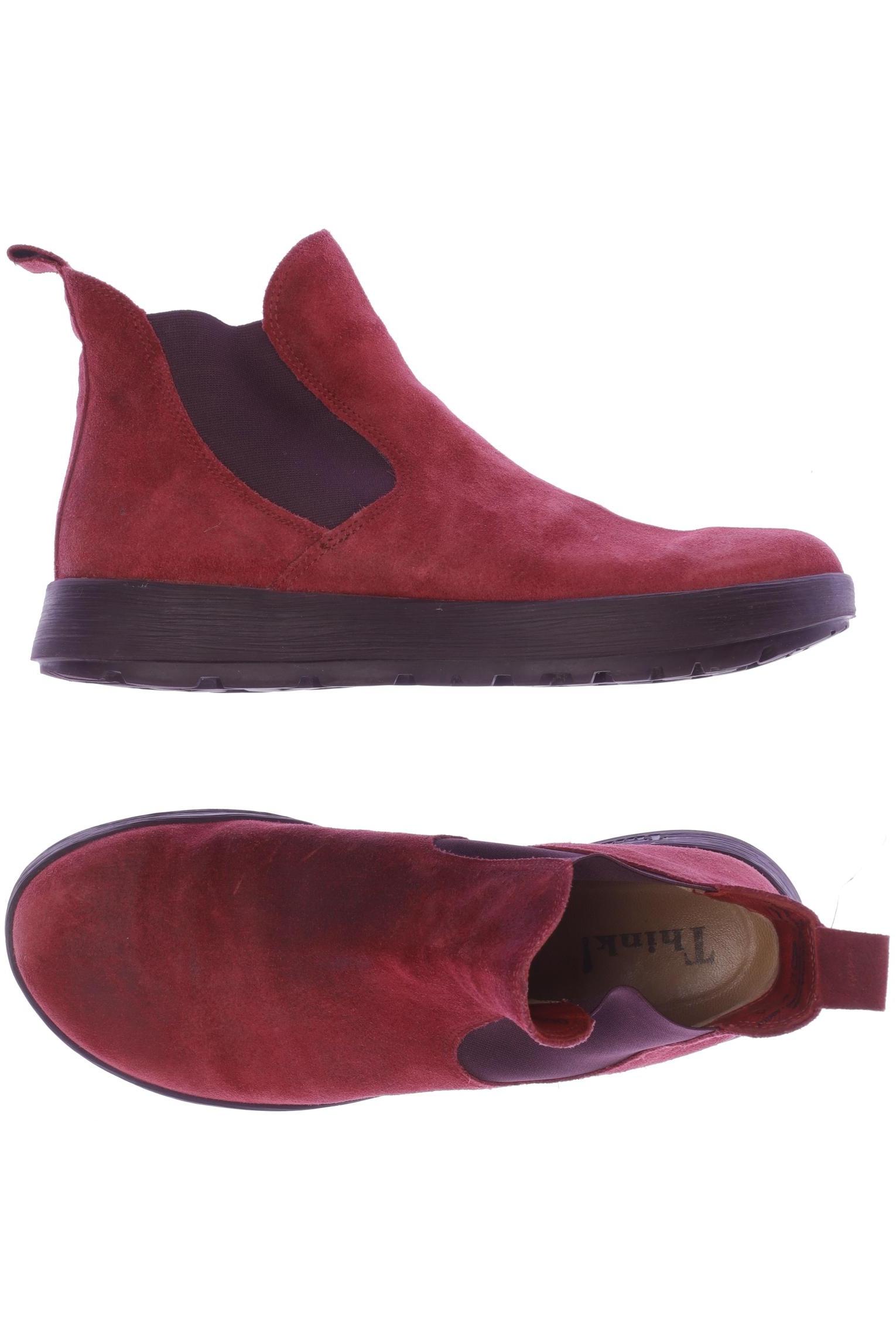 

Think! Damen Stiefelette, rot, Gr. 39.5