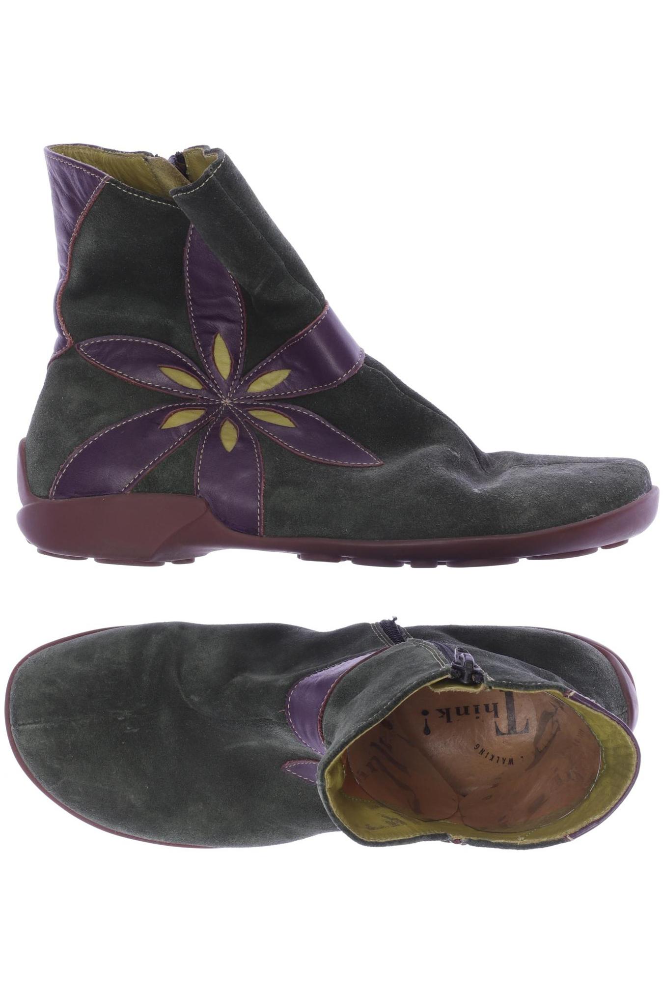 

Think! Damen Stiefelette, grün, Gr. 39.5