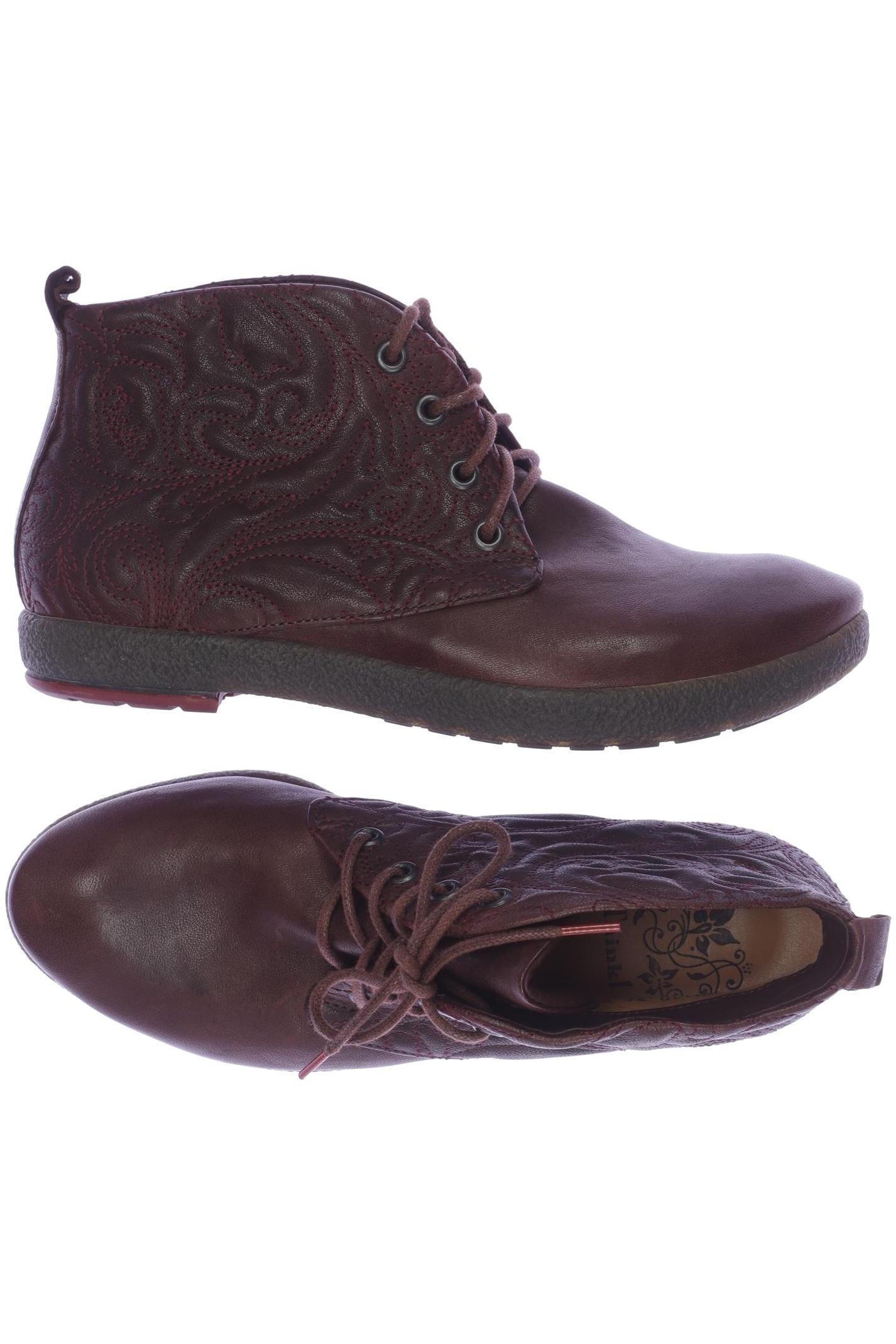 

Think! Damen Stiefelette, bordeaux, Gr. 37