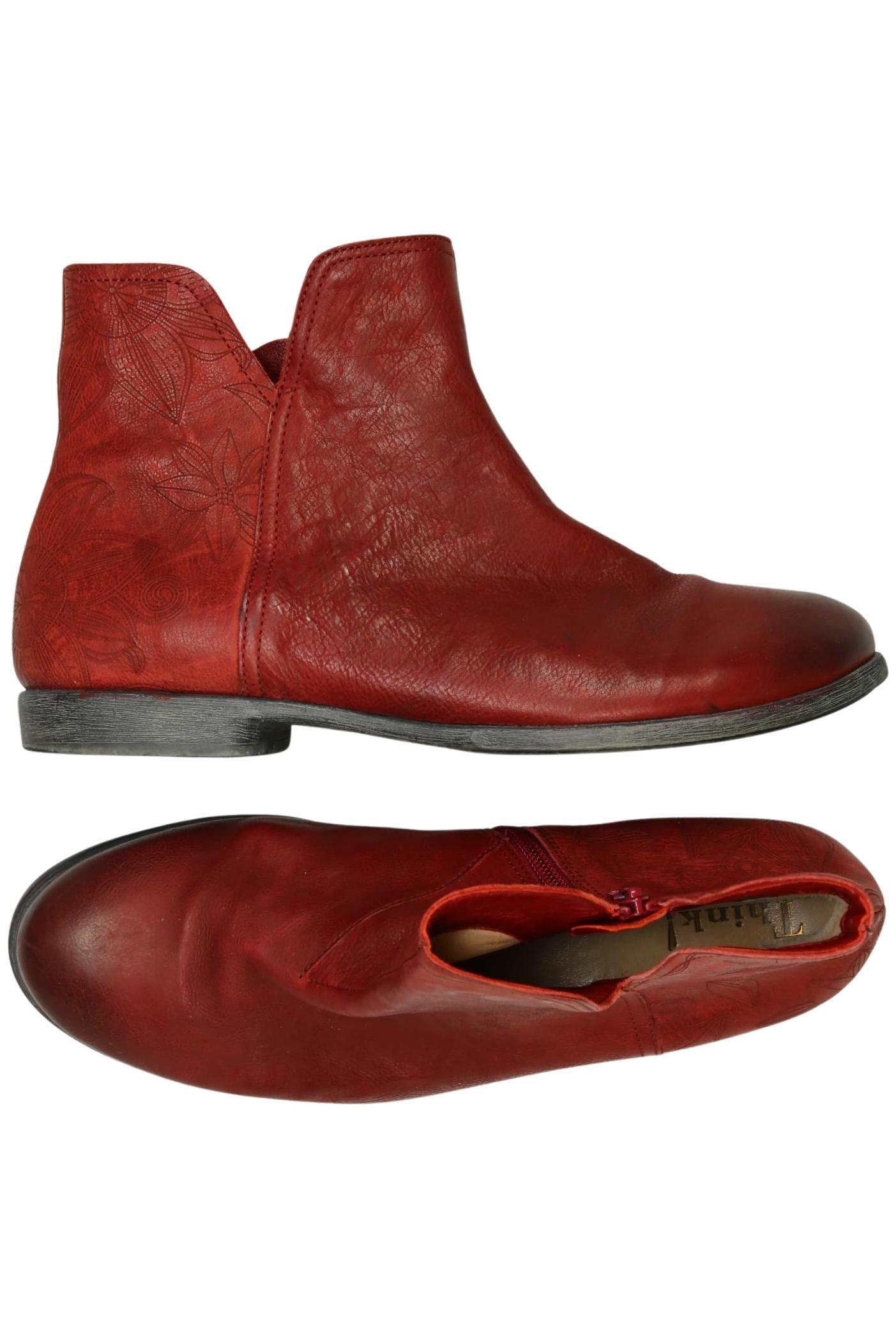 

Think! Damen Stiefelette, rot, Gr. 40