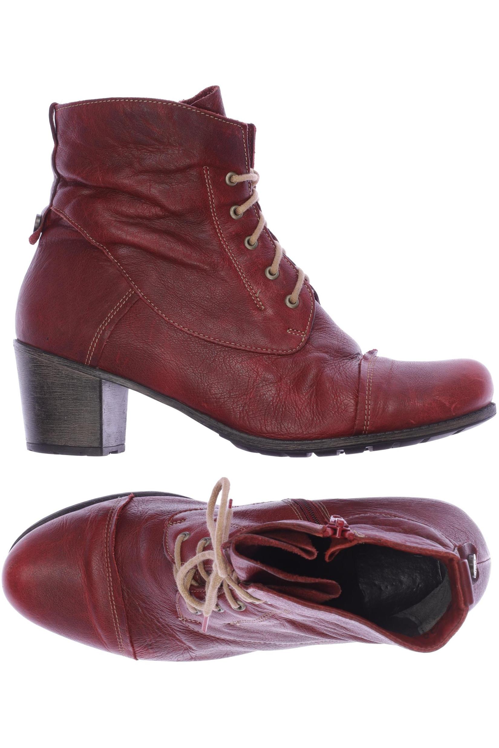 

Think! Damen Stiefelette, rot, Gr. 39.5