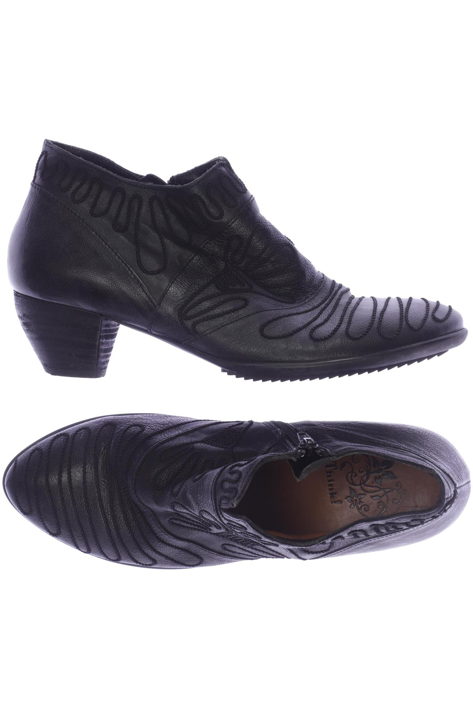 

Think! Damen Stiefelette, schwarz, Gr. 40