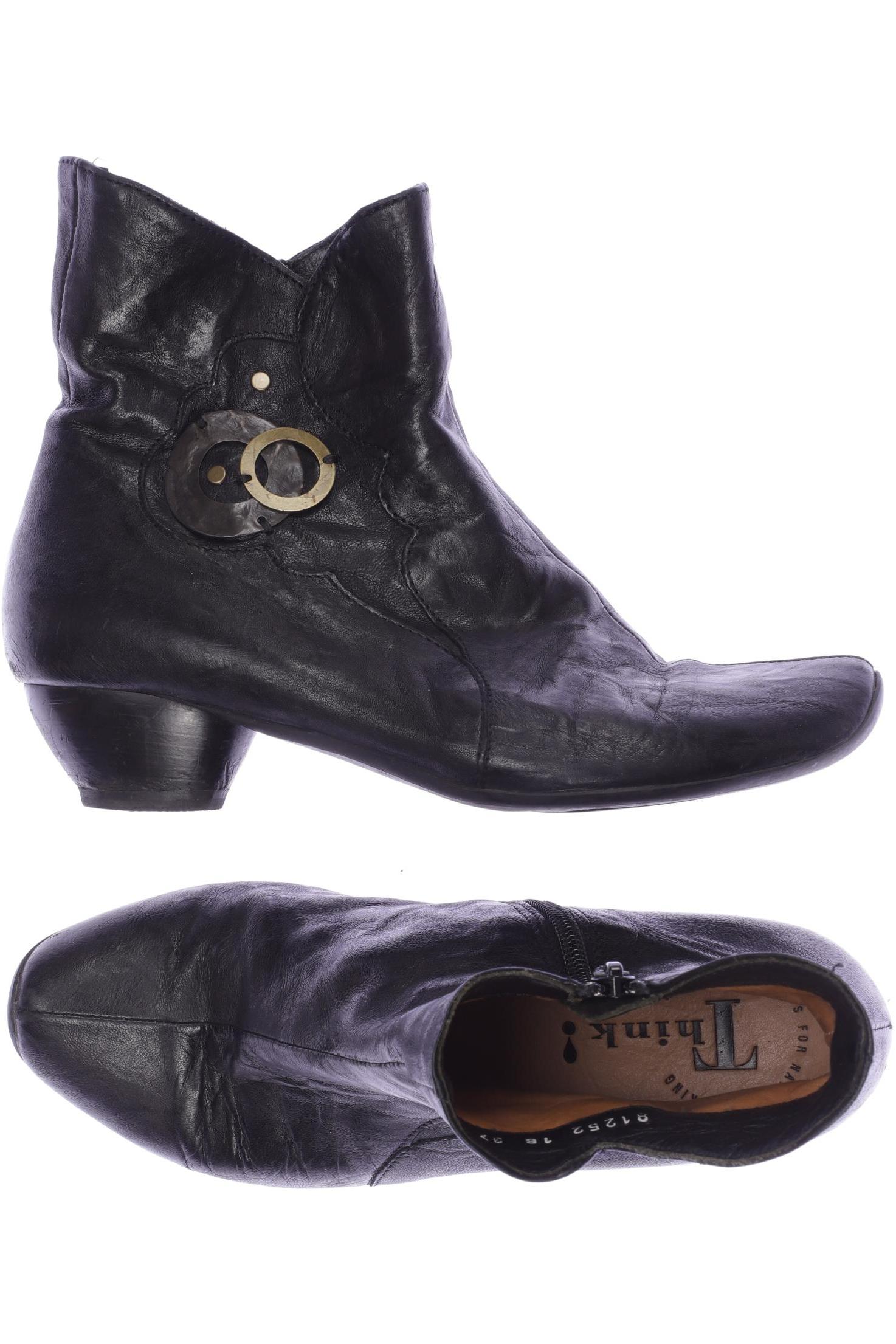 

Think! Damen Stiefelette, schwarz, Gr. 37