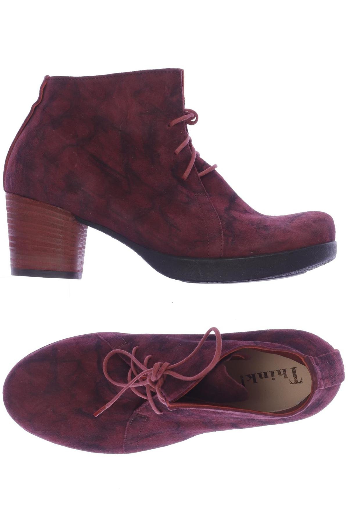 

Think! Damen Stiefelette, bordeaux, Gr. 36
