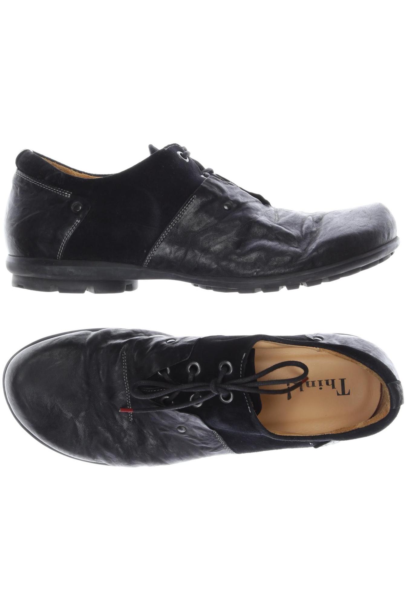 

Think! Herren Halbschuh, schwarz, Gr. 7.5