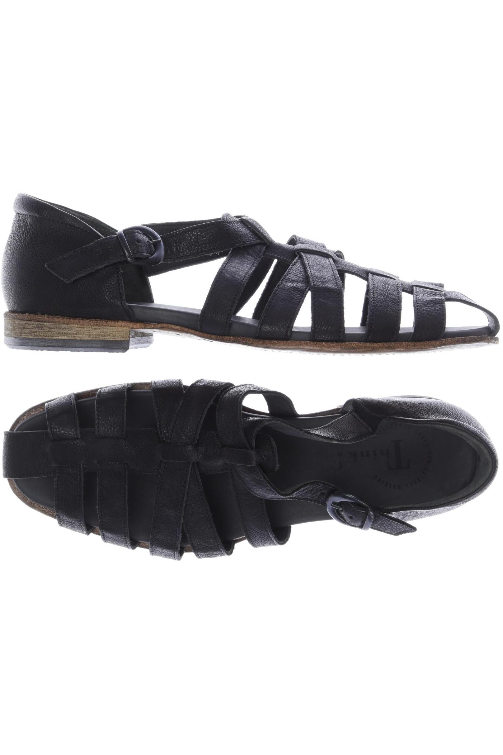 Thumbnail - Think! Herren Sandale, schwarz, Gr. 45