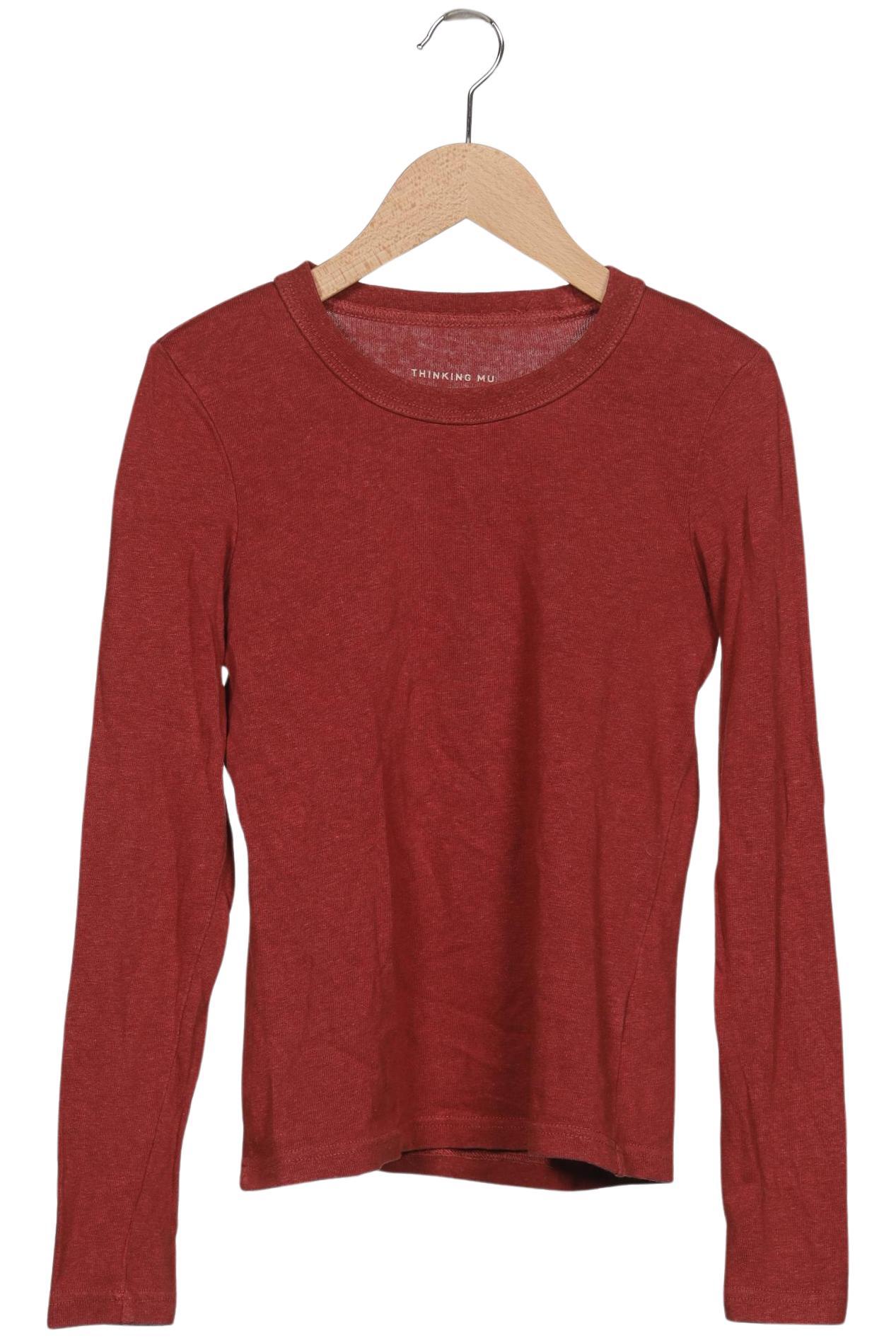 

Thinking MU Damen Langarmshirt, rot, Gr. 34