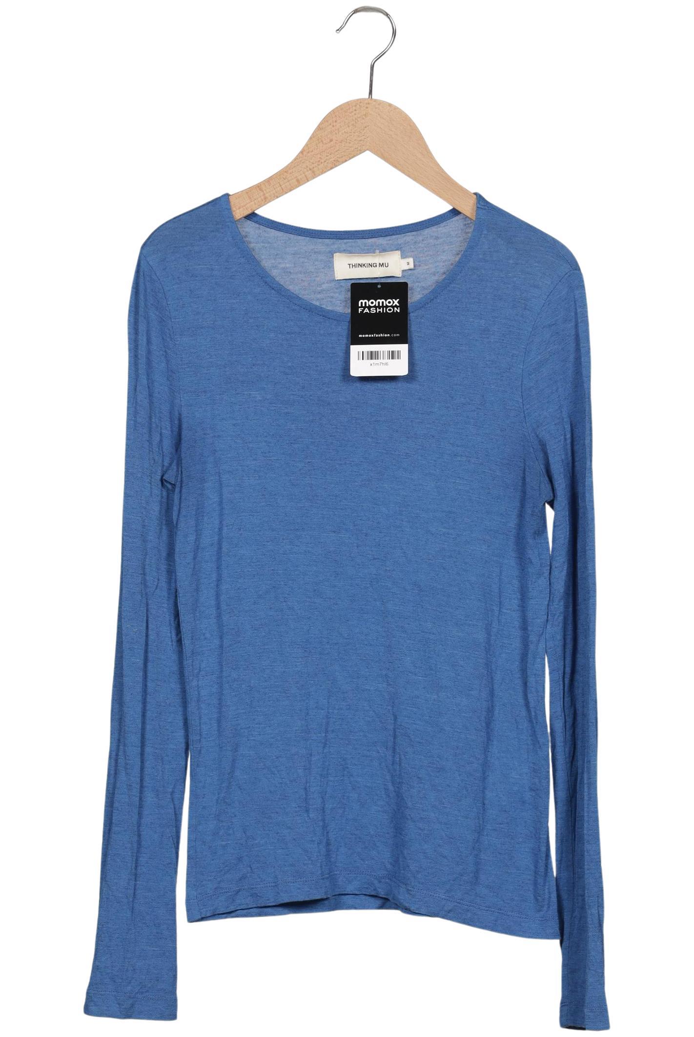 

Thinking MU Damen Langarmshirt, blau, Gr. 38