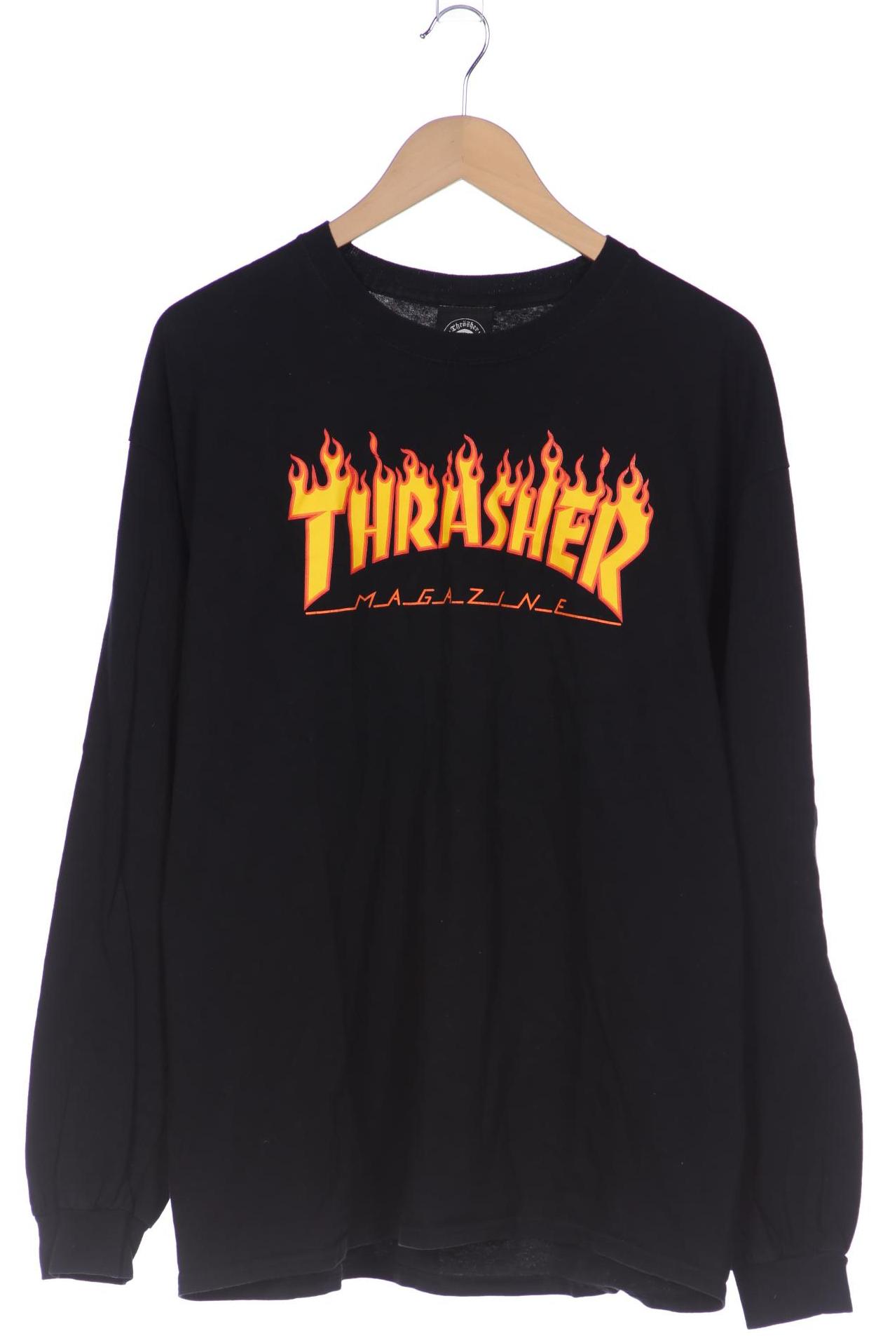 

Thrasher Herren Langarmshirt, schwarz