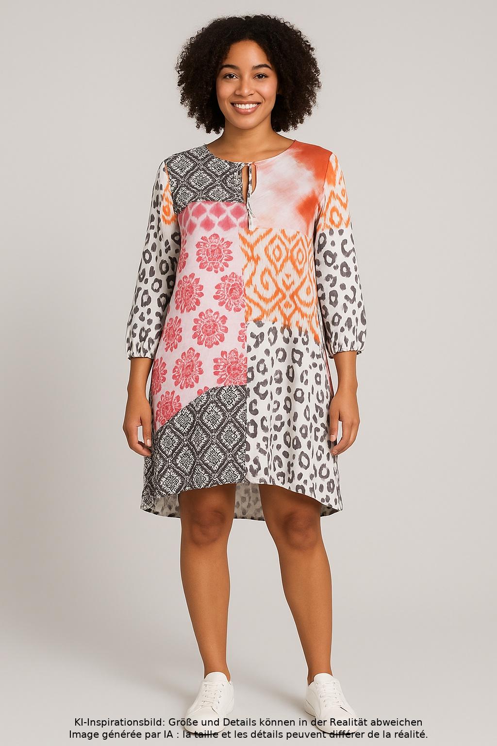 

Three Graces Damen Kleid, mehrfarbig, Gr. 38