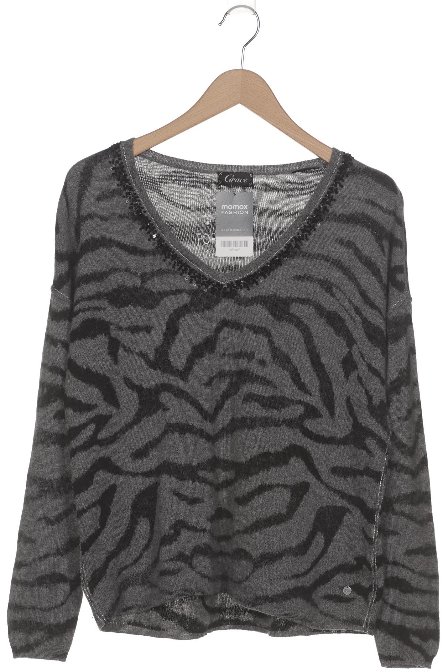 

Three Graces Damen Pullover, grau, Gr. 36