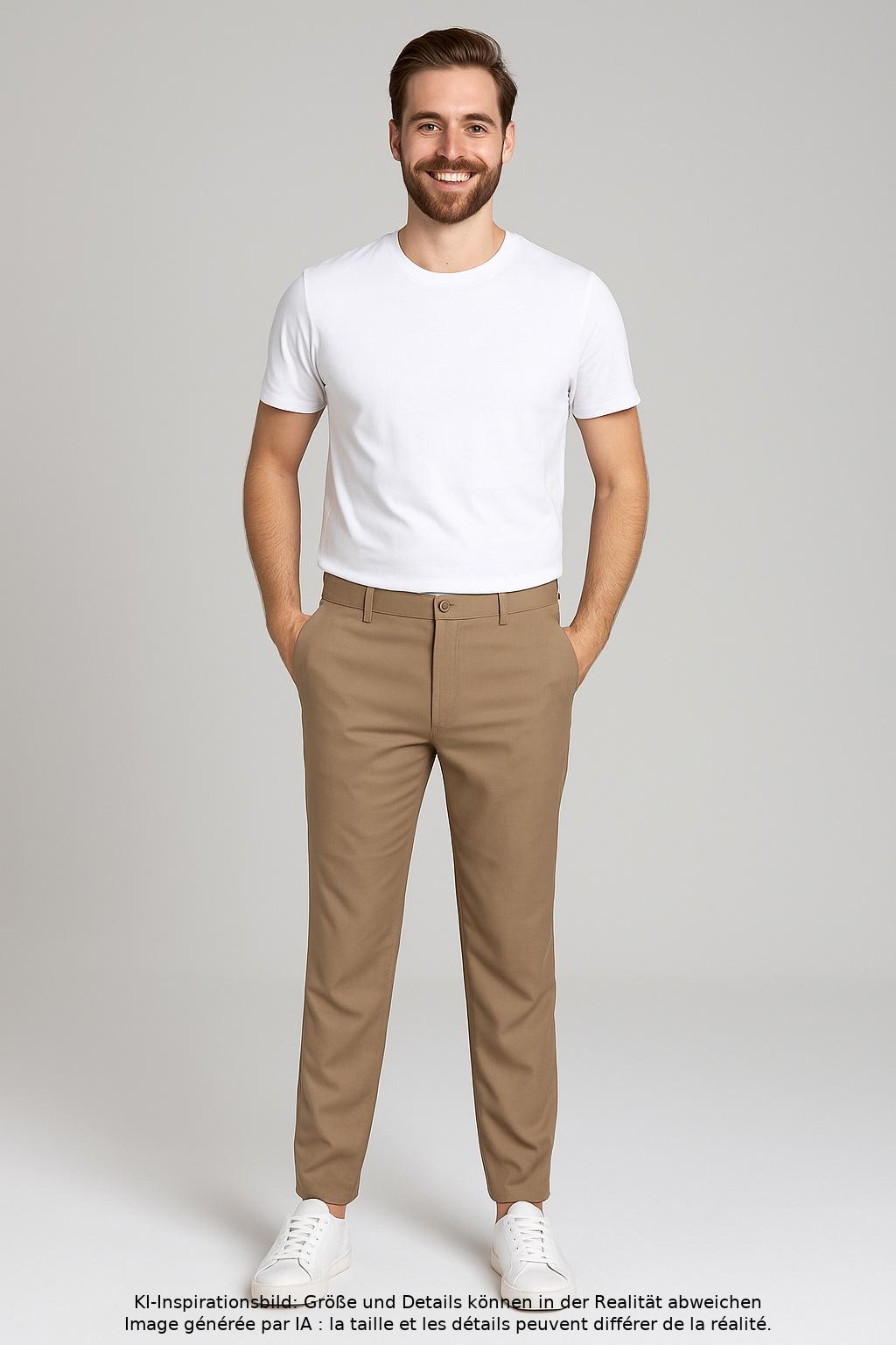 

Tiger of Sweden Herren Stoffhose, beige, Gr. 48